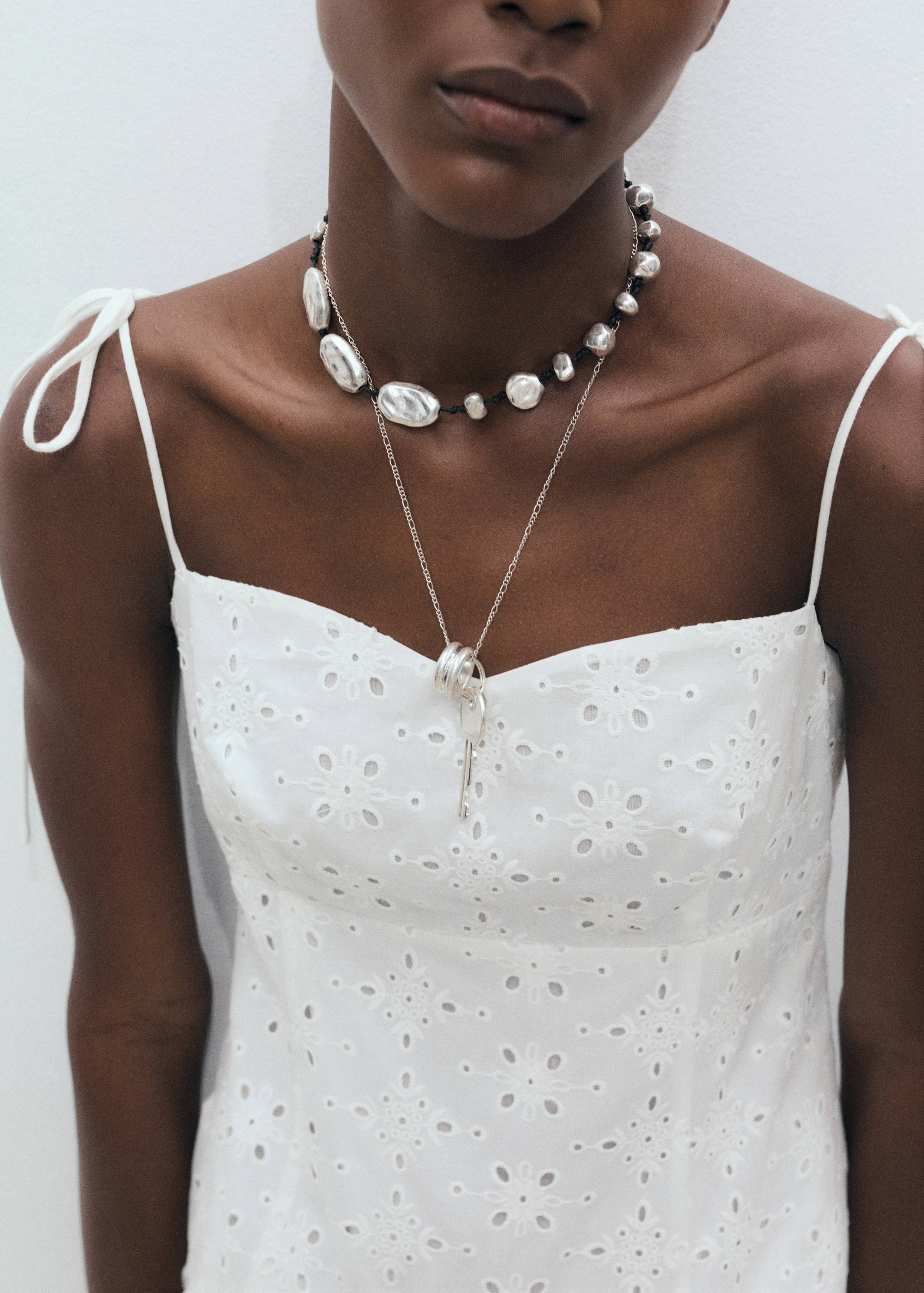 Die-cut midi-dress - Details of the article 3