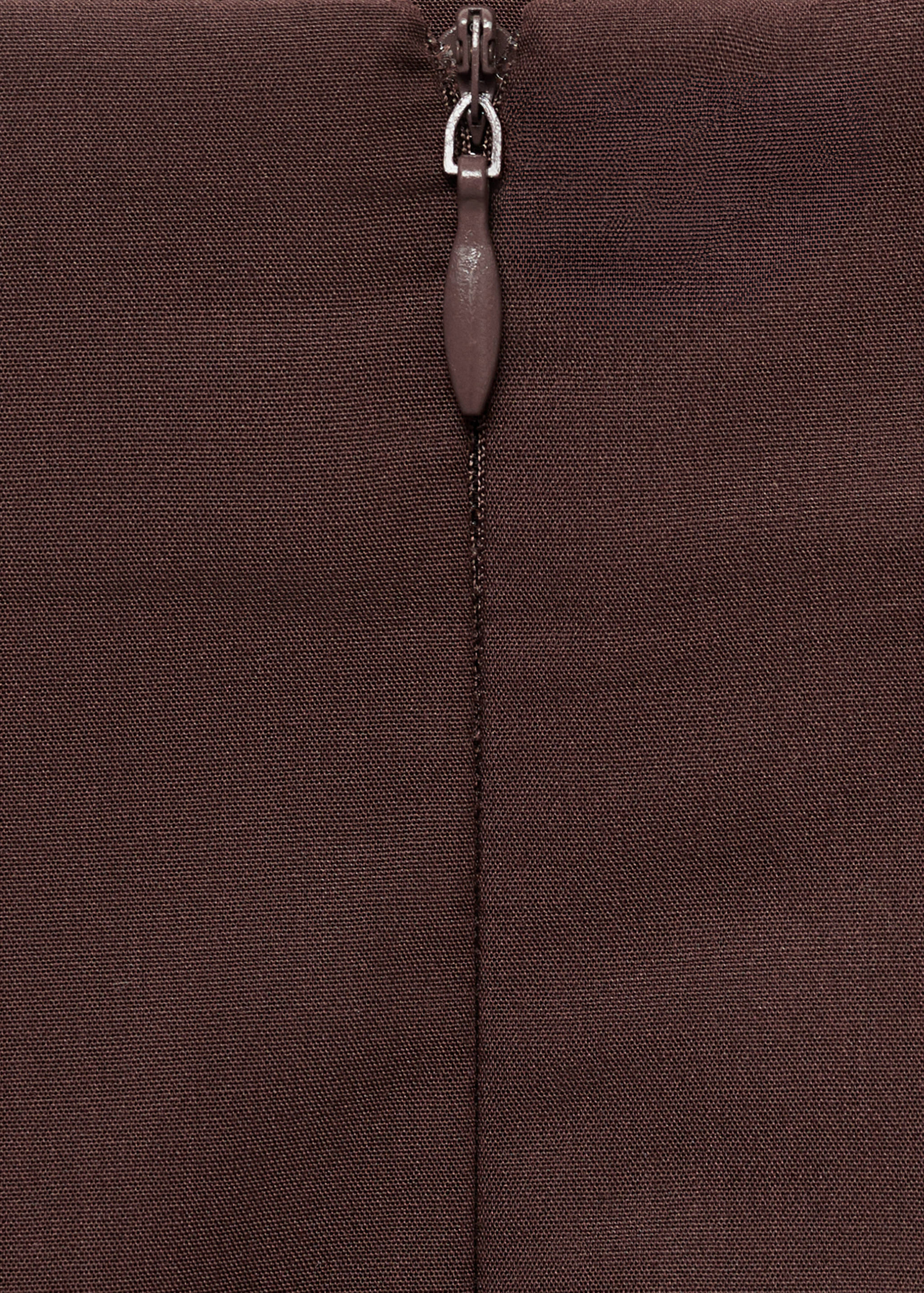 Jupe midi à plis - Détail de l'article 0