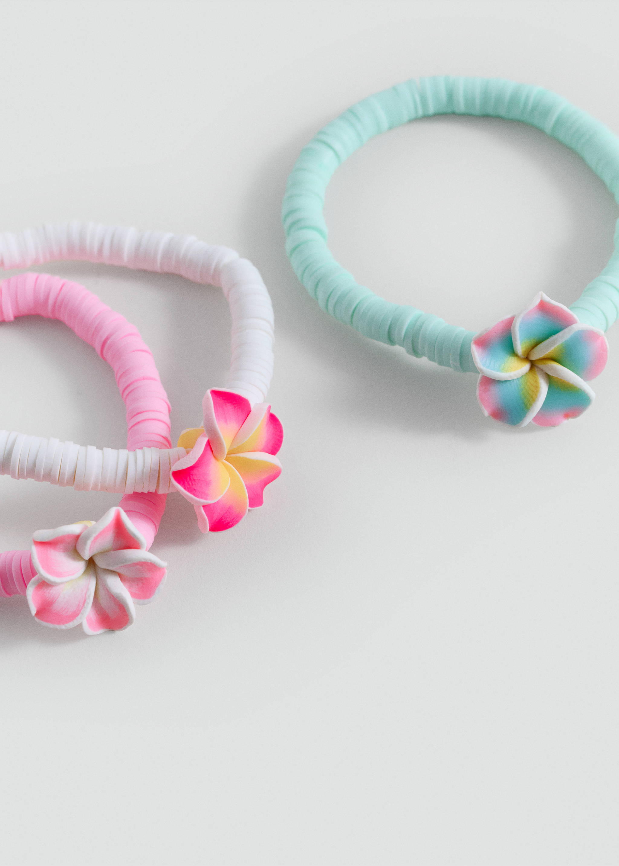 Pack of 3 bracelets - Details of the article 1, Pink. Ref: 17091156-00.