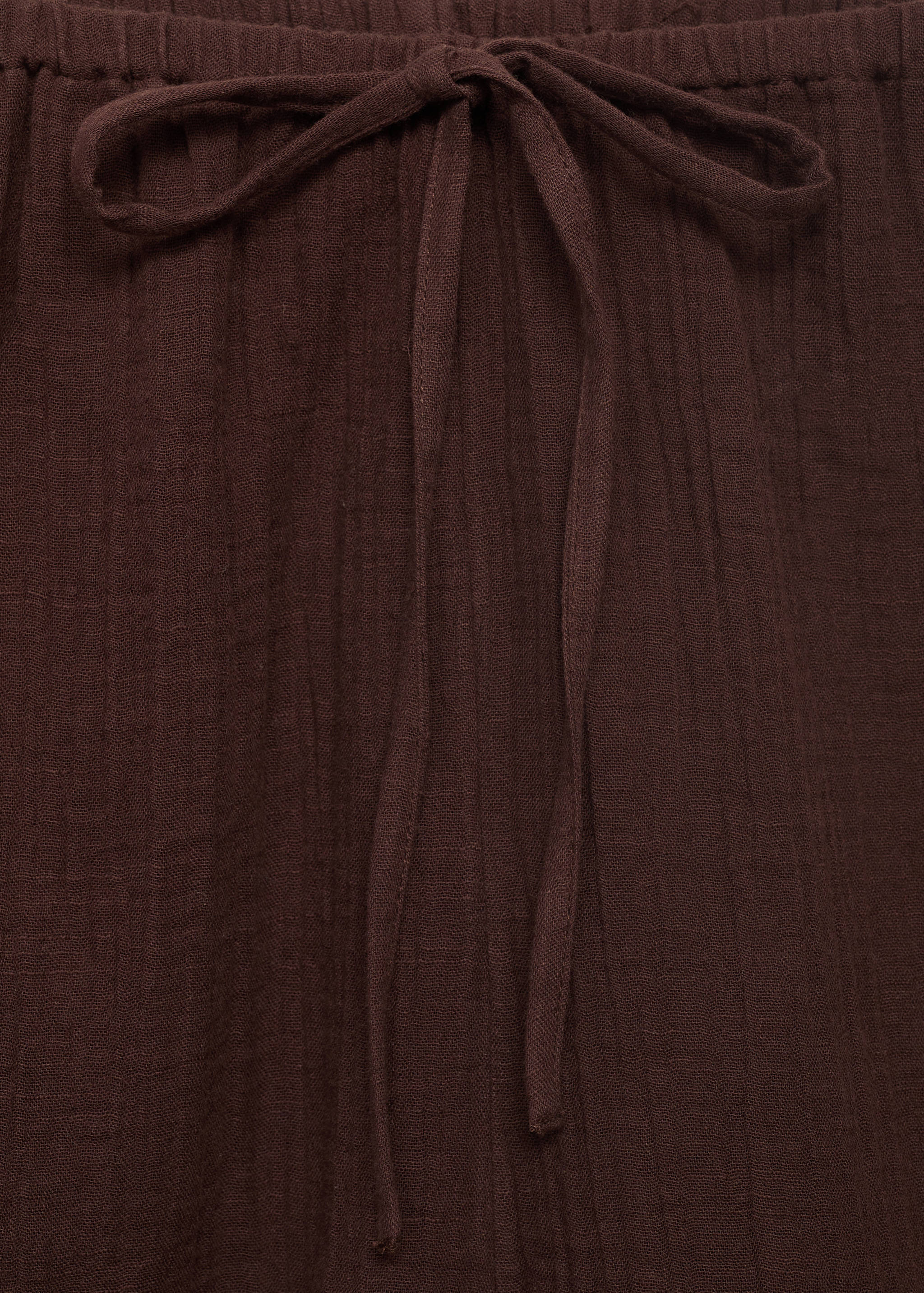 Cotton shorts with drawstring - Details of the article 8