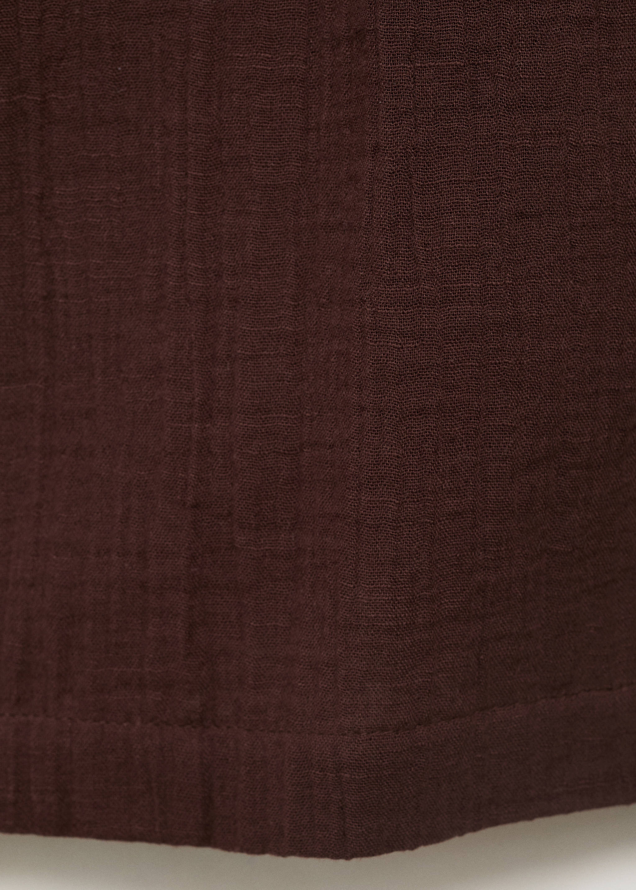 Cotton shorts with drawstring - Details of the article 0