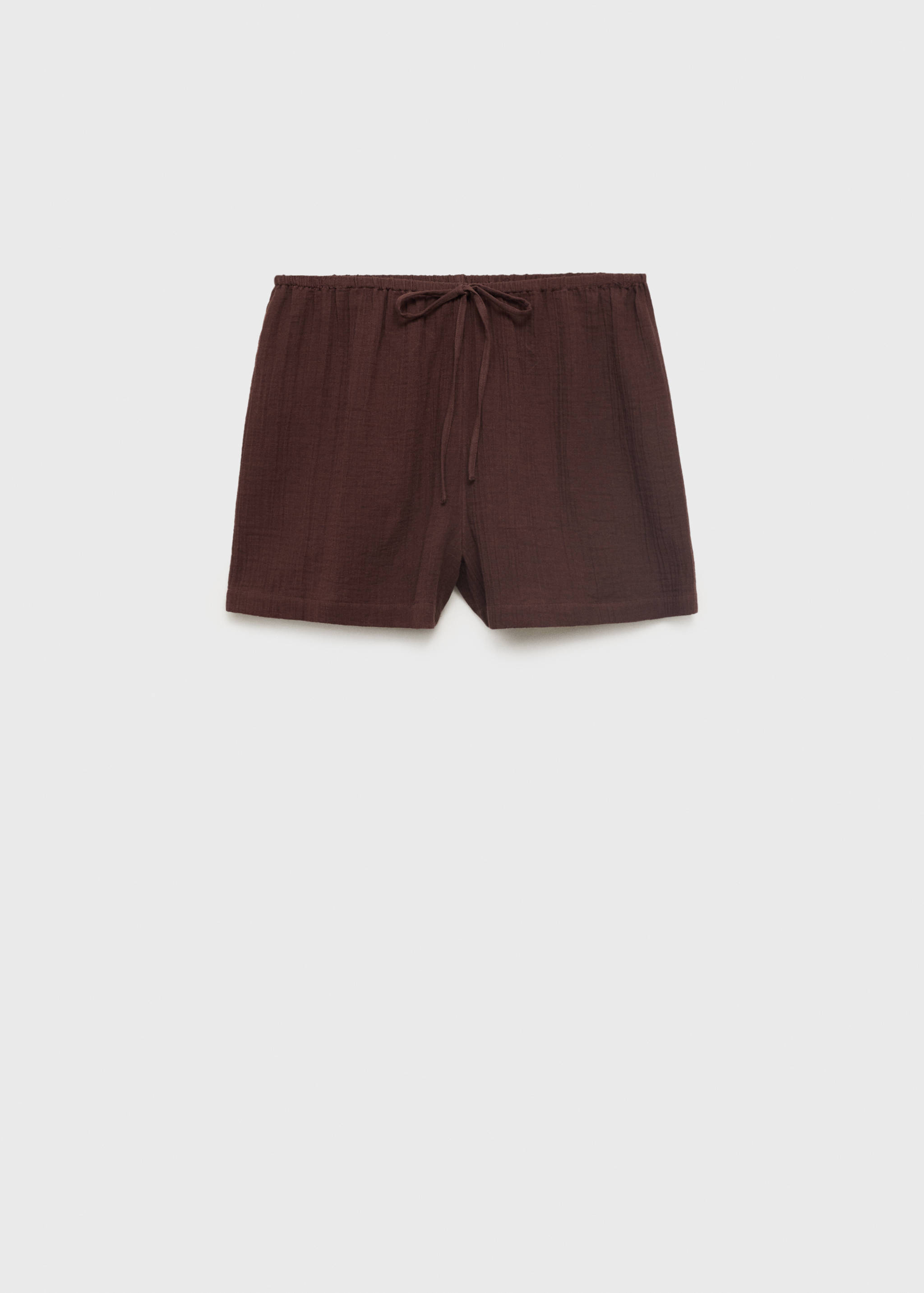 Cotton shorts with drawstring - Article without model