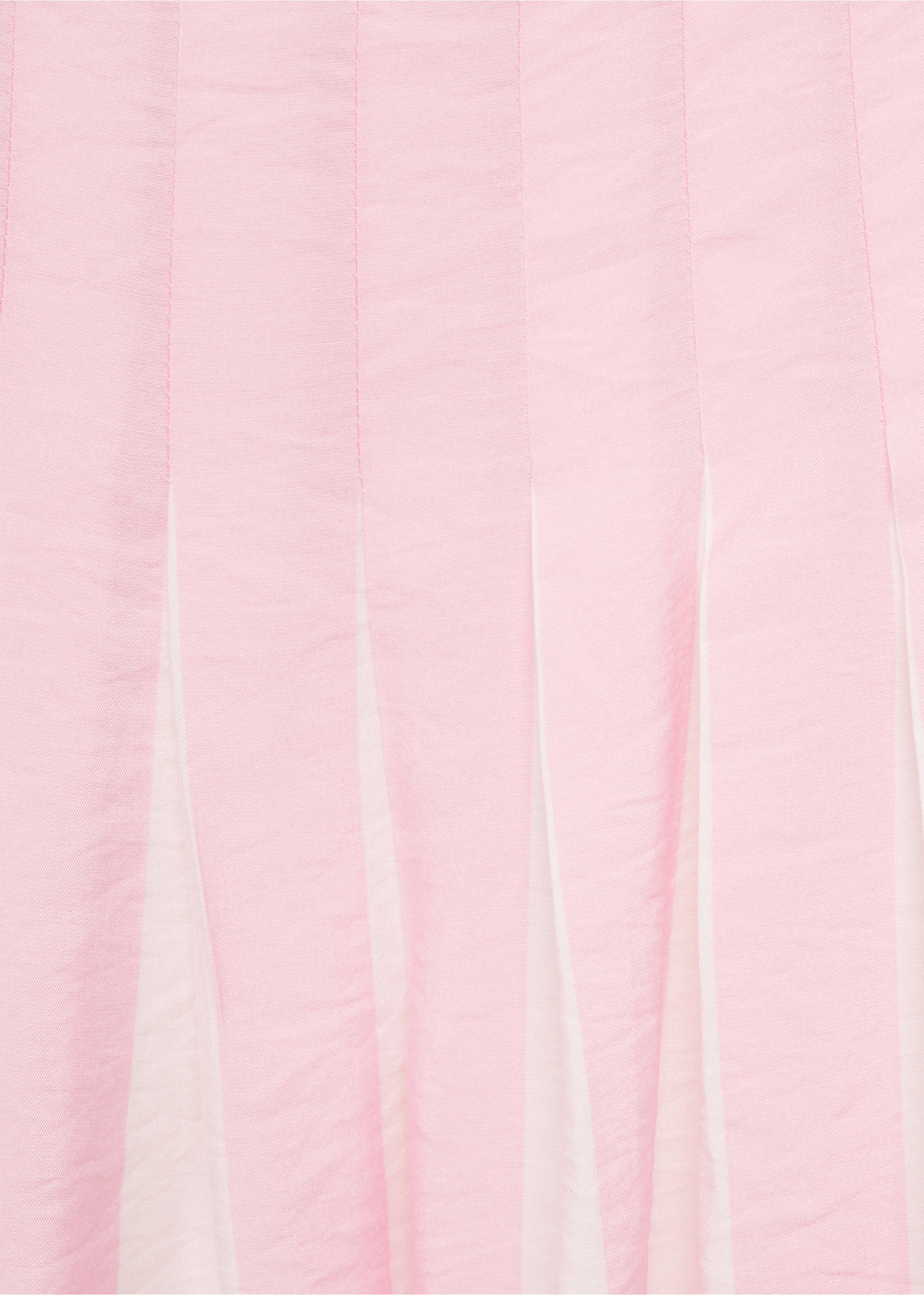 Striped balloon dress - Details of the article 8, Pastel Pink. Ref: 17091168-00.