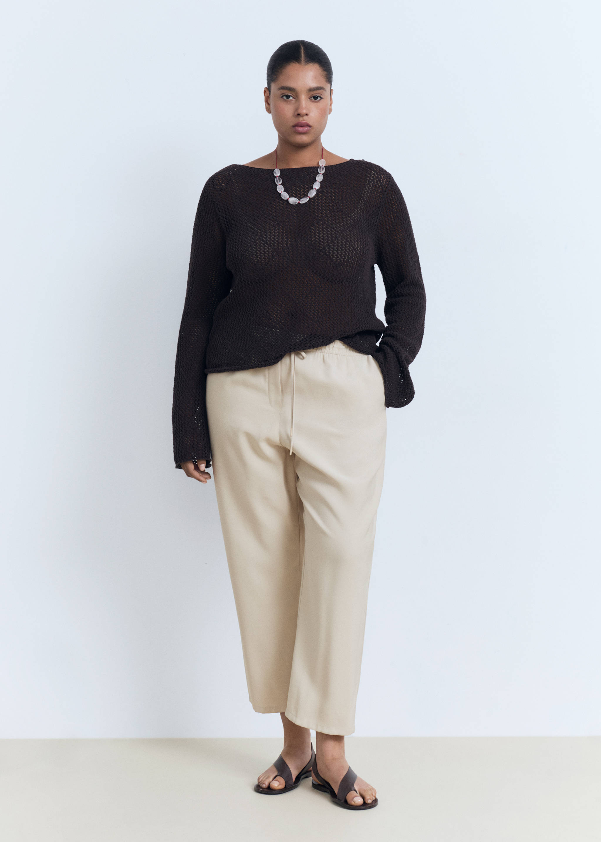 Fließende Hose mit Kordel - Detail des Artikels 3