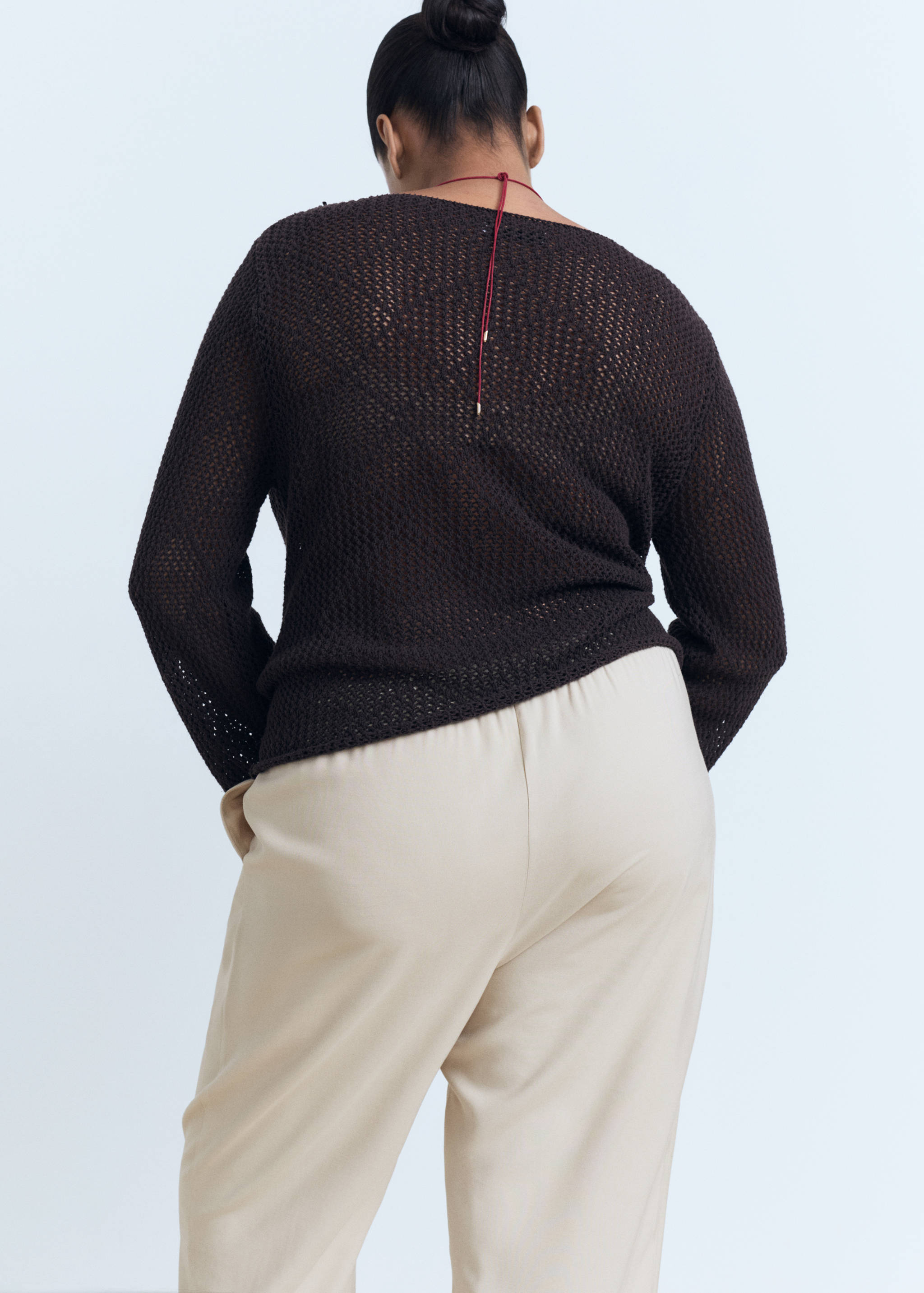 Fließende Hose mit Kordel - Detail des Artikels 4