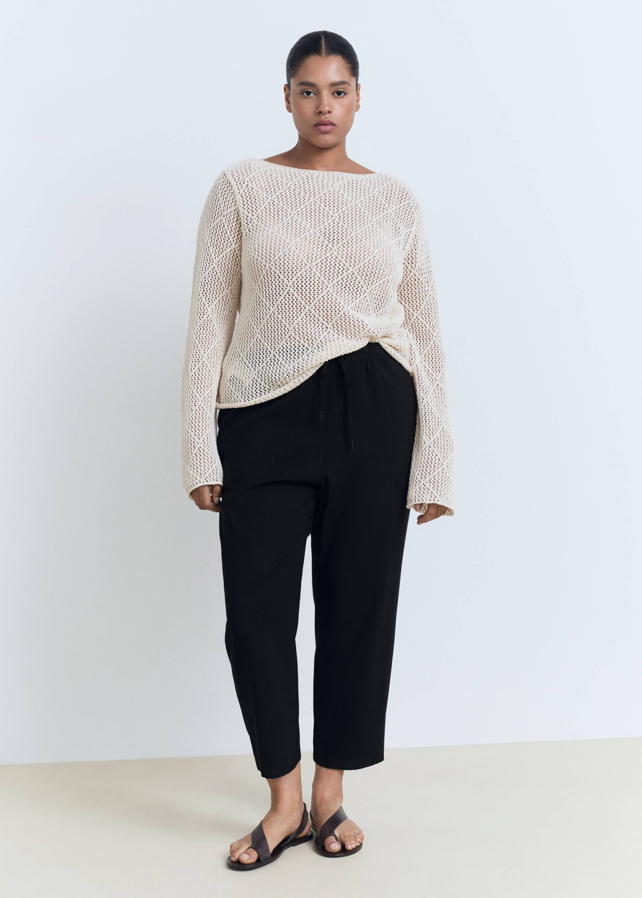 Fließende Hose mit Kordel - Detail des Artikels 3