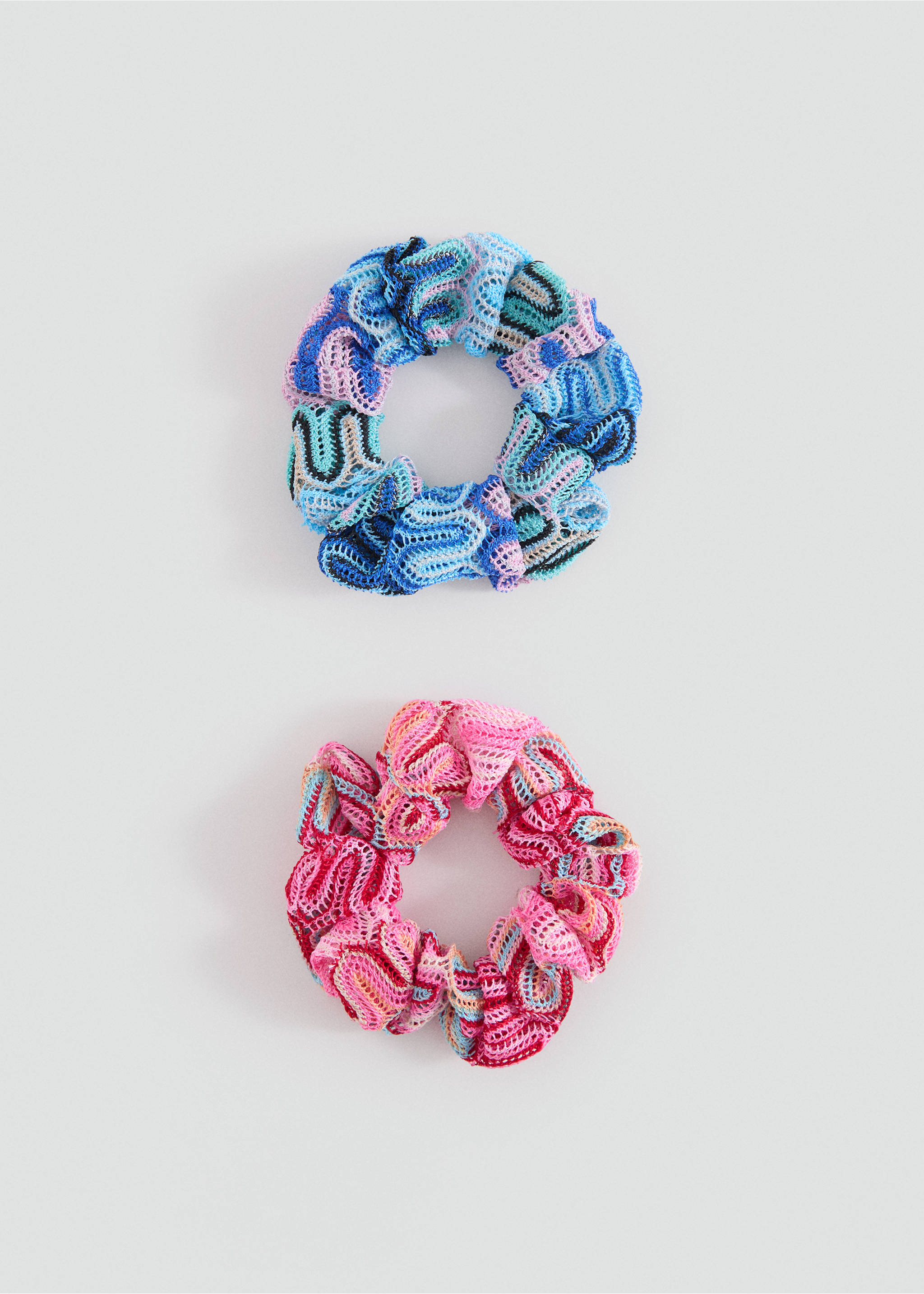 Pack of 2 hair scrunchies - Article without model, Blue. Ref: 17091172-00.