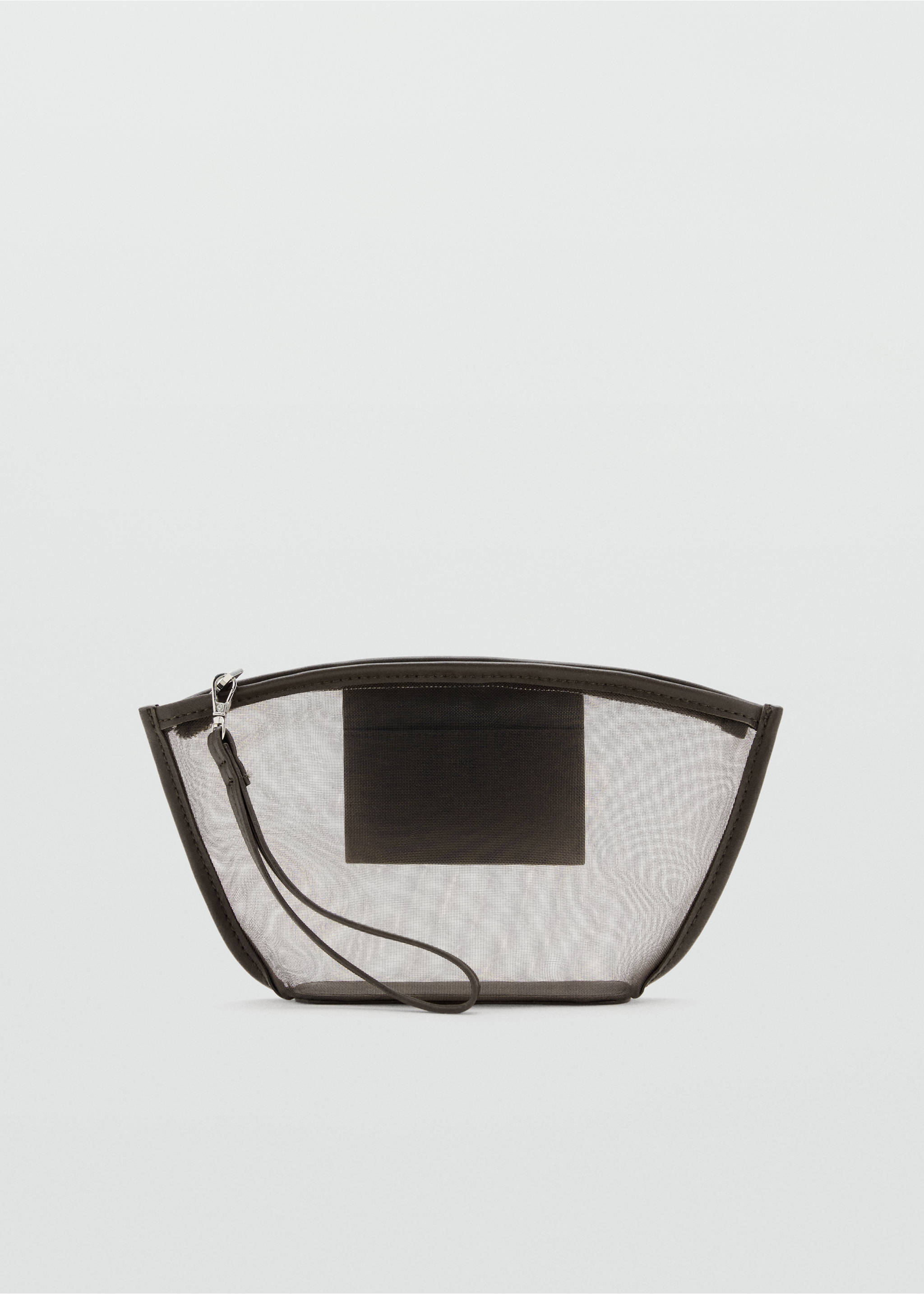 Mesh toiletry bag - Article without model, Chocolate. Ref: 17091173-00.