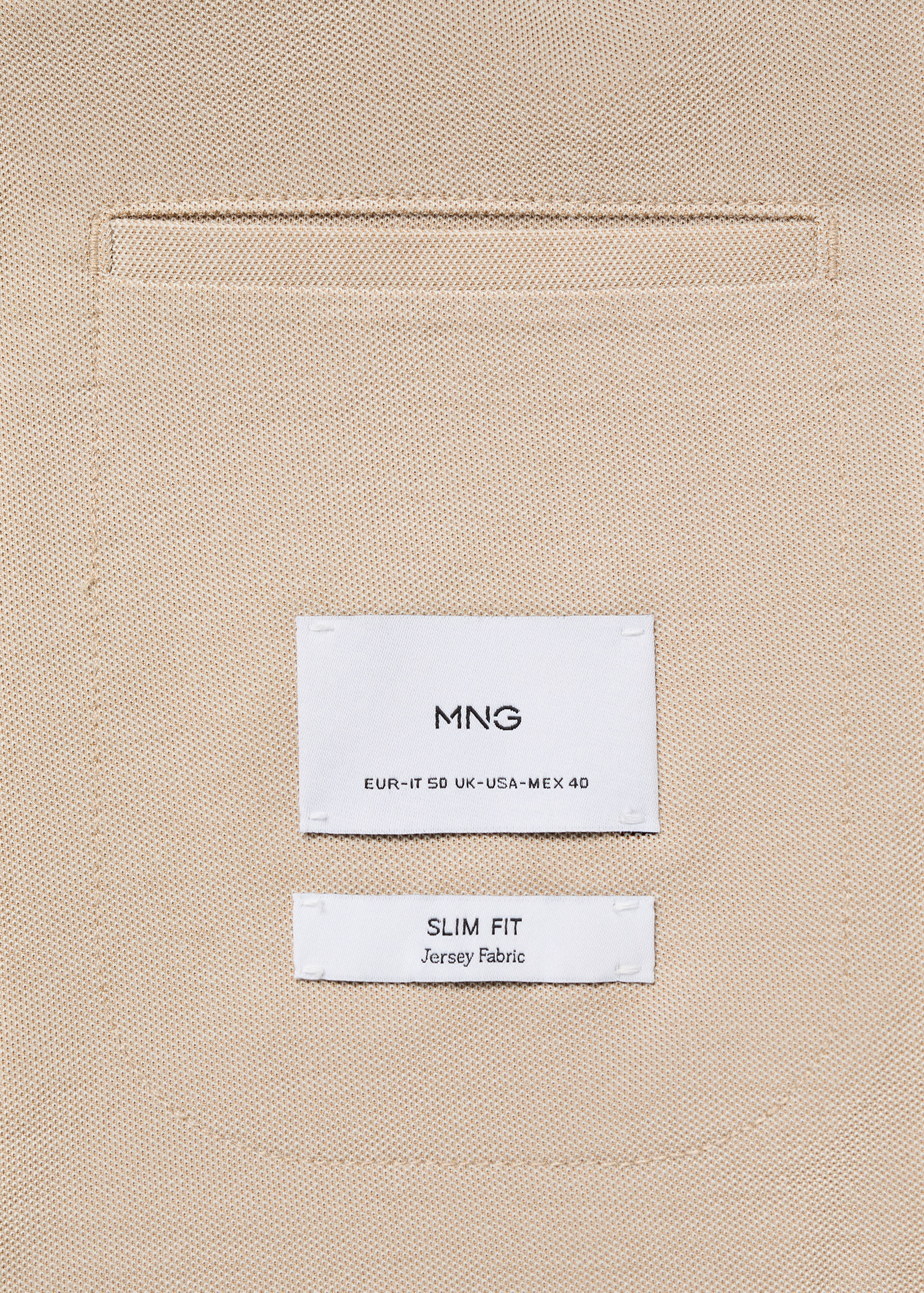 Verner slim-fit cotton jacket - Details of the article 0