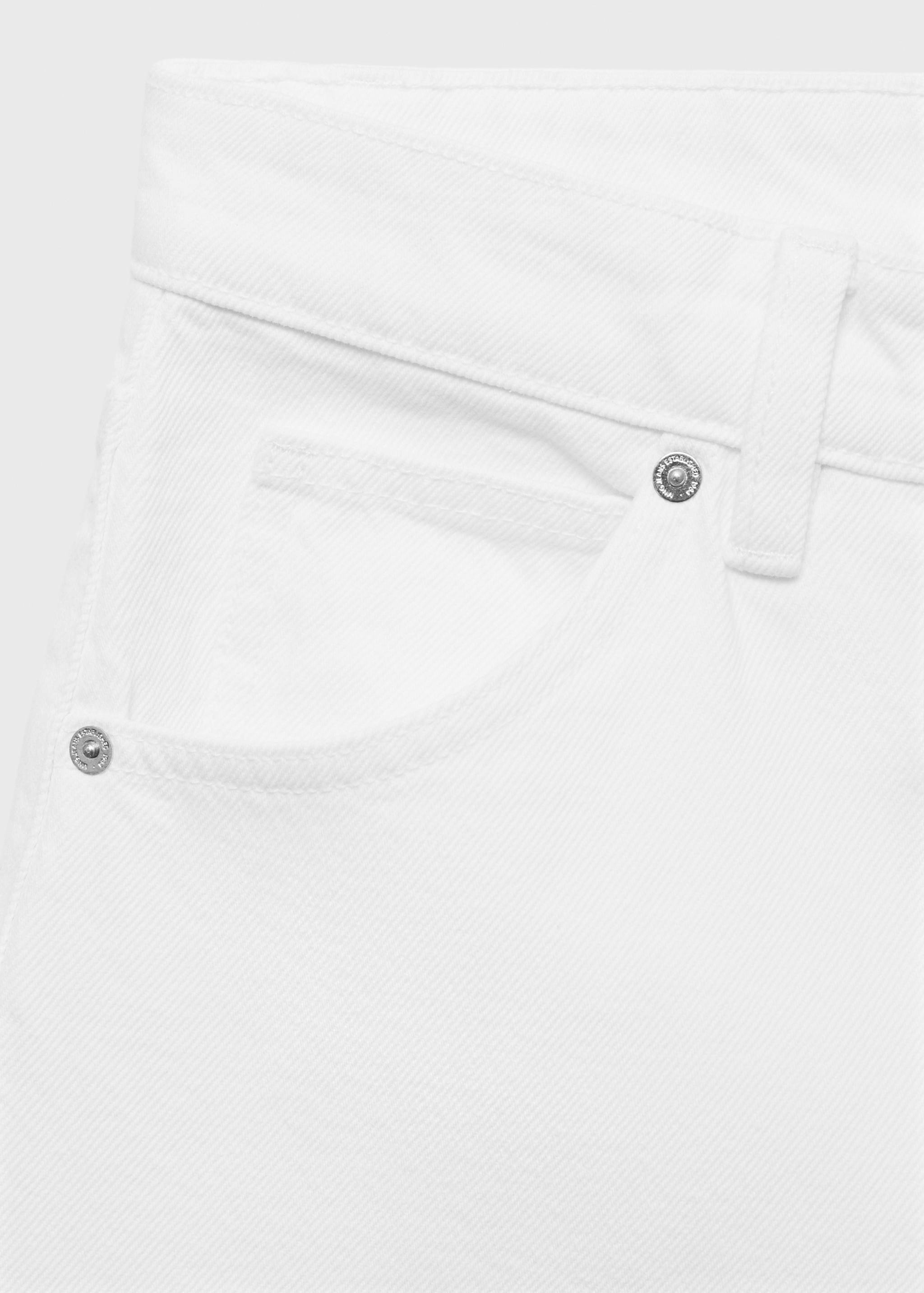 Frayed hem denim shorts - Details of the article 0