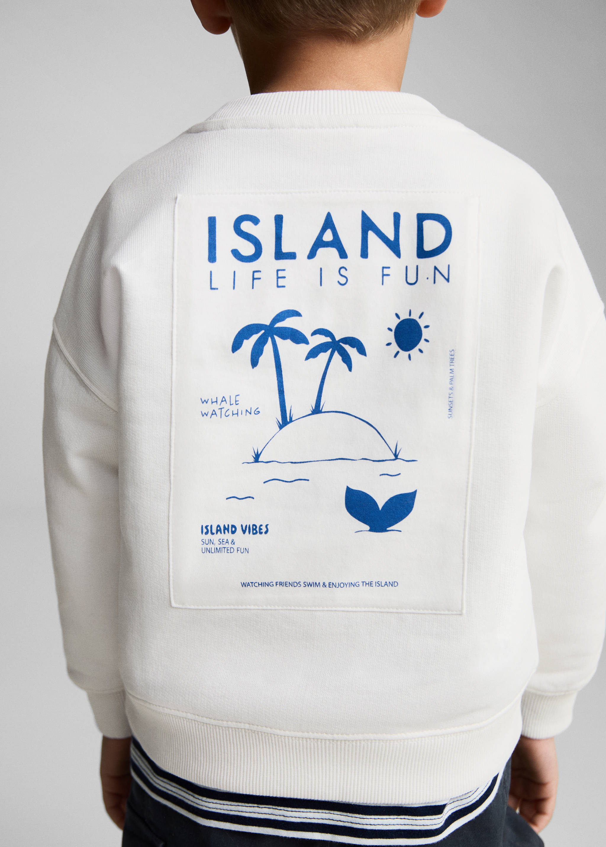 Sweat-shirt imprimé palmiers - Détail de l'article 3