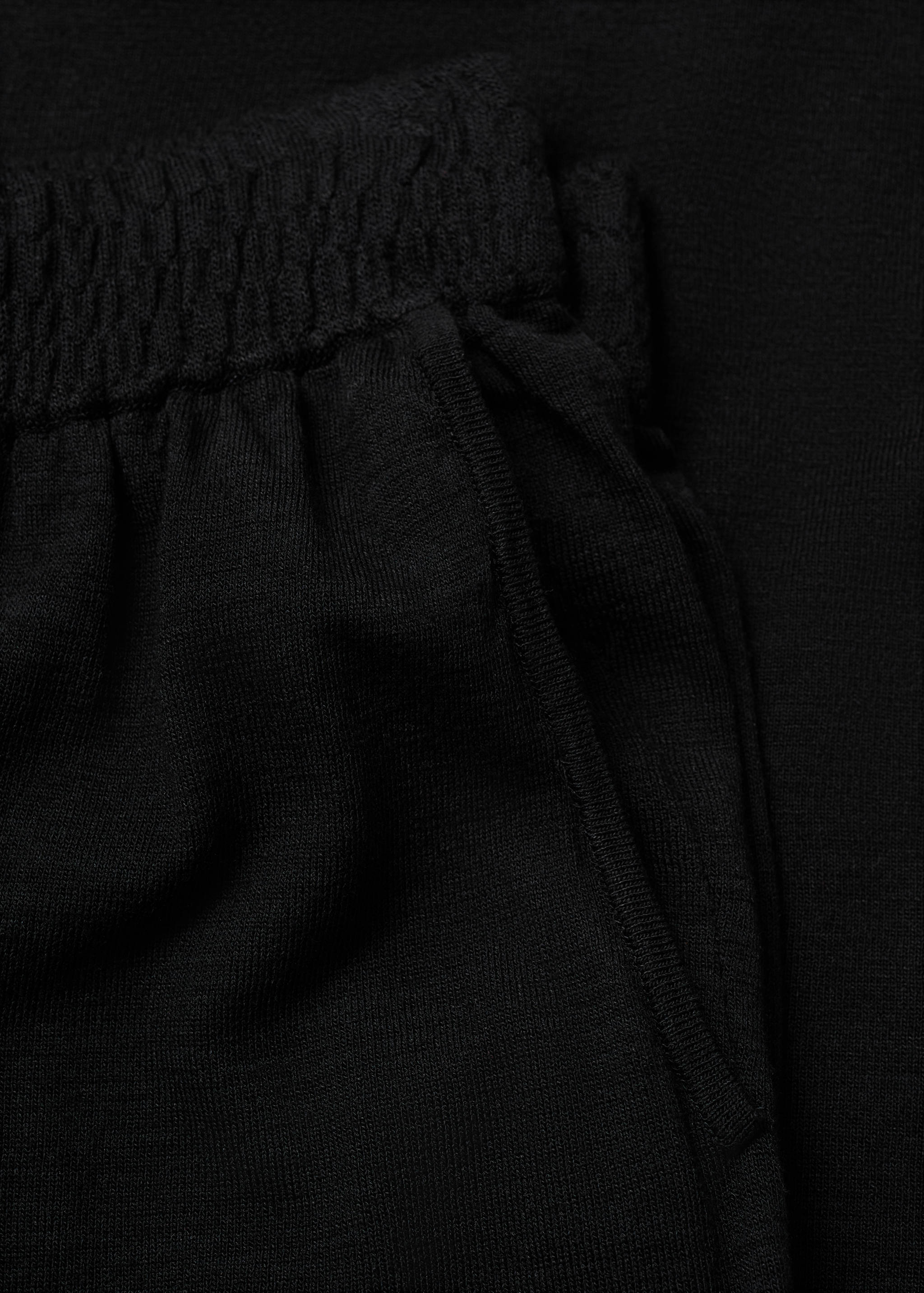 Fine-knit straight-fit trousers - Details of the article 8