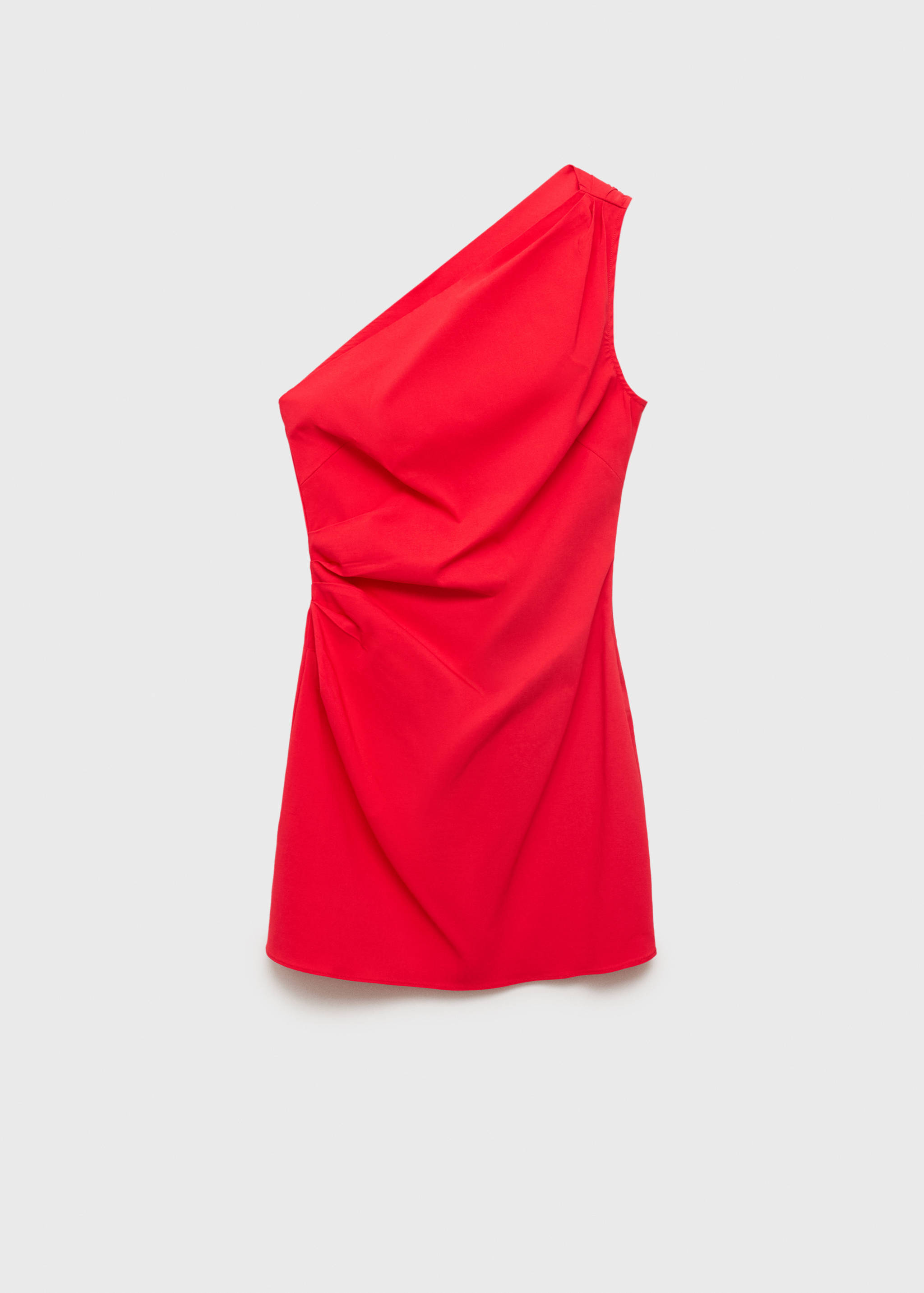Vestido asimétrico fruncido - Artículo sin modelo
