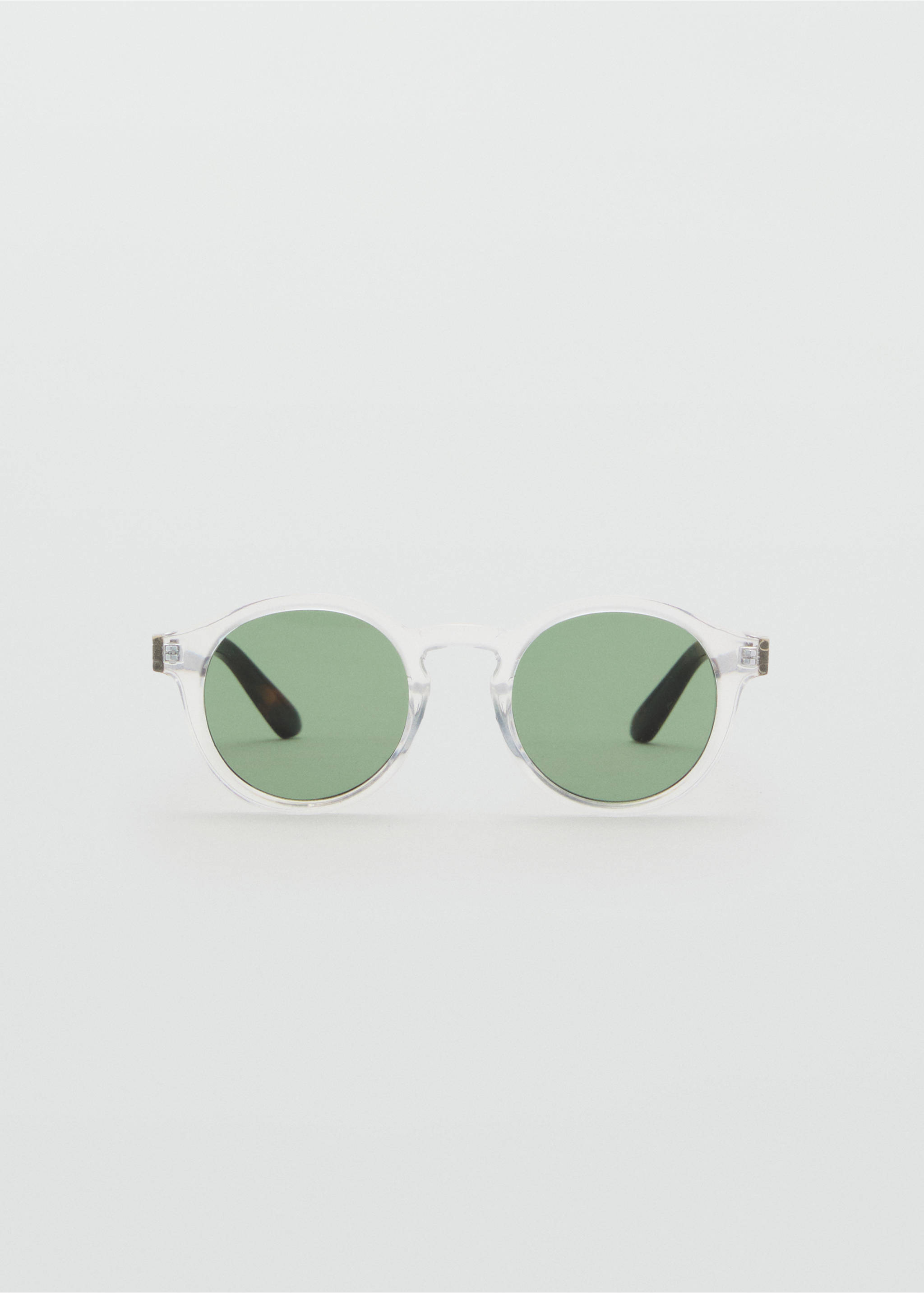 Semi-transparent frame sunglasses - Article without model, White. Ref: 17091193-00.