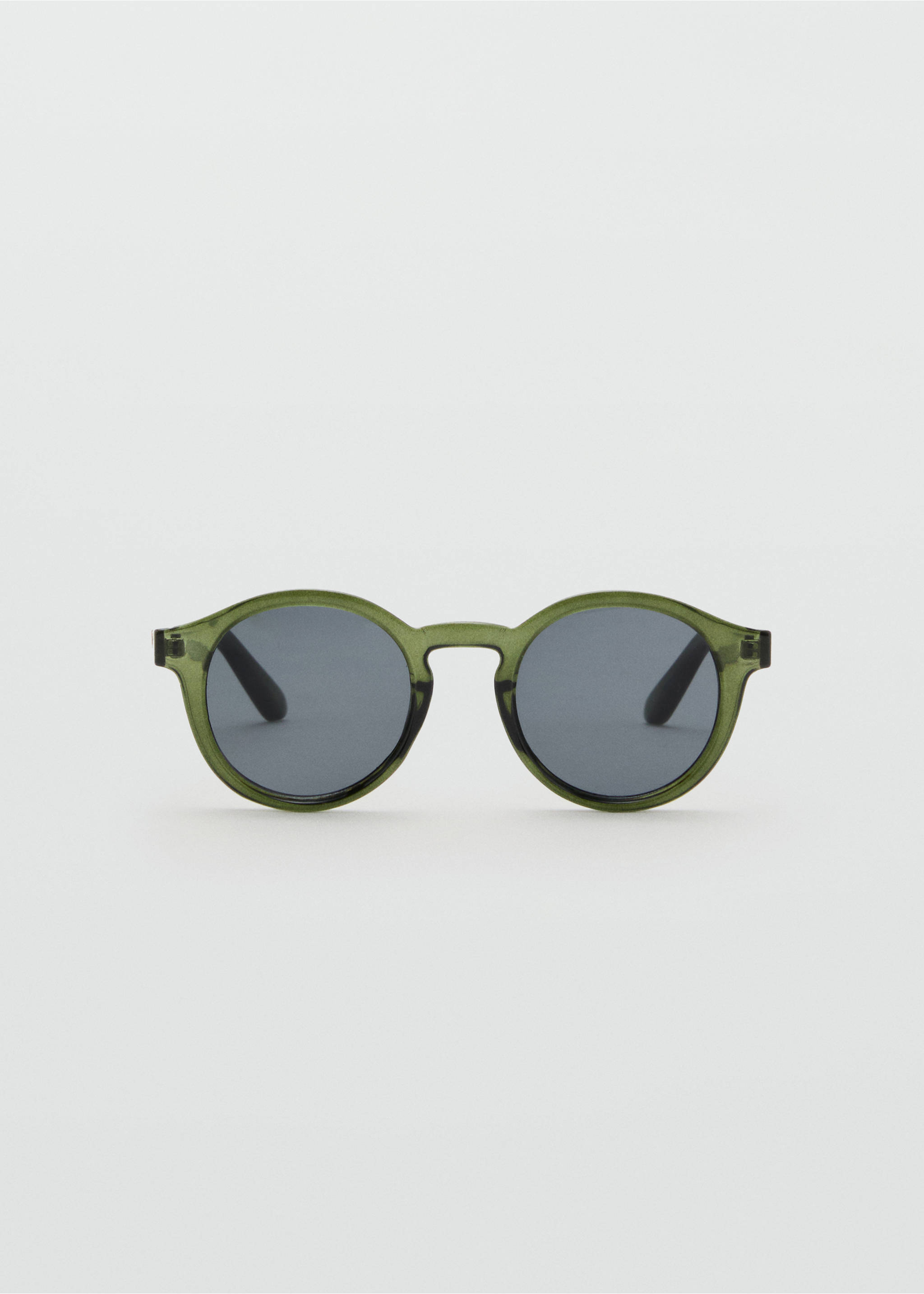Semi-transparent frame sunglasses - Article without model, Khaki. Ref: 17091193-00.