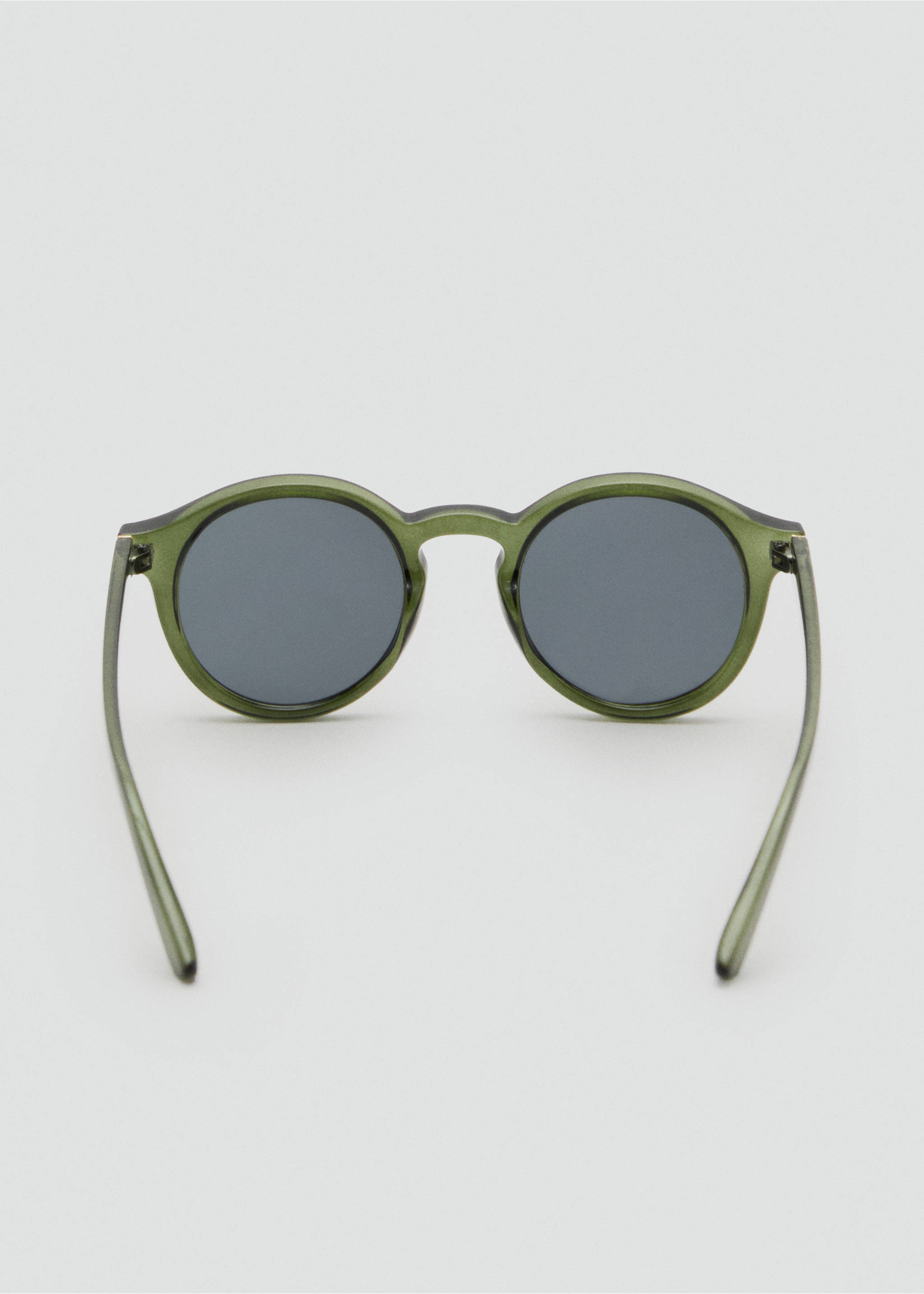 Semi-transparent frame sunglasses - Details of the article 1, Khaki. Ref: 17091193-00.