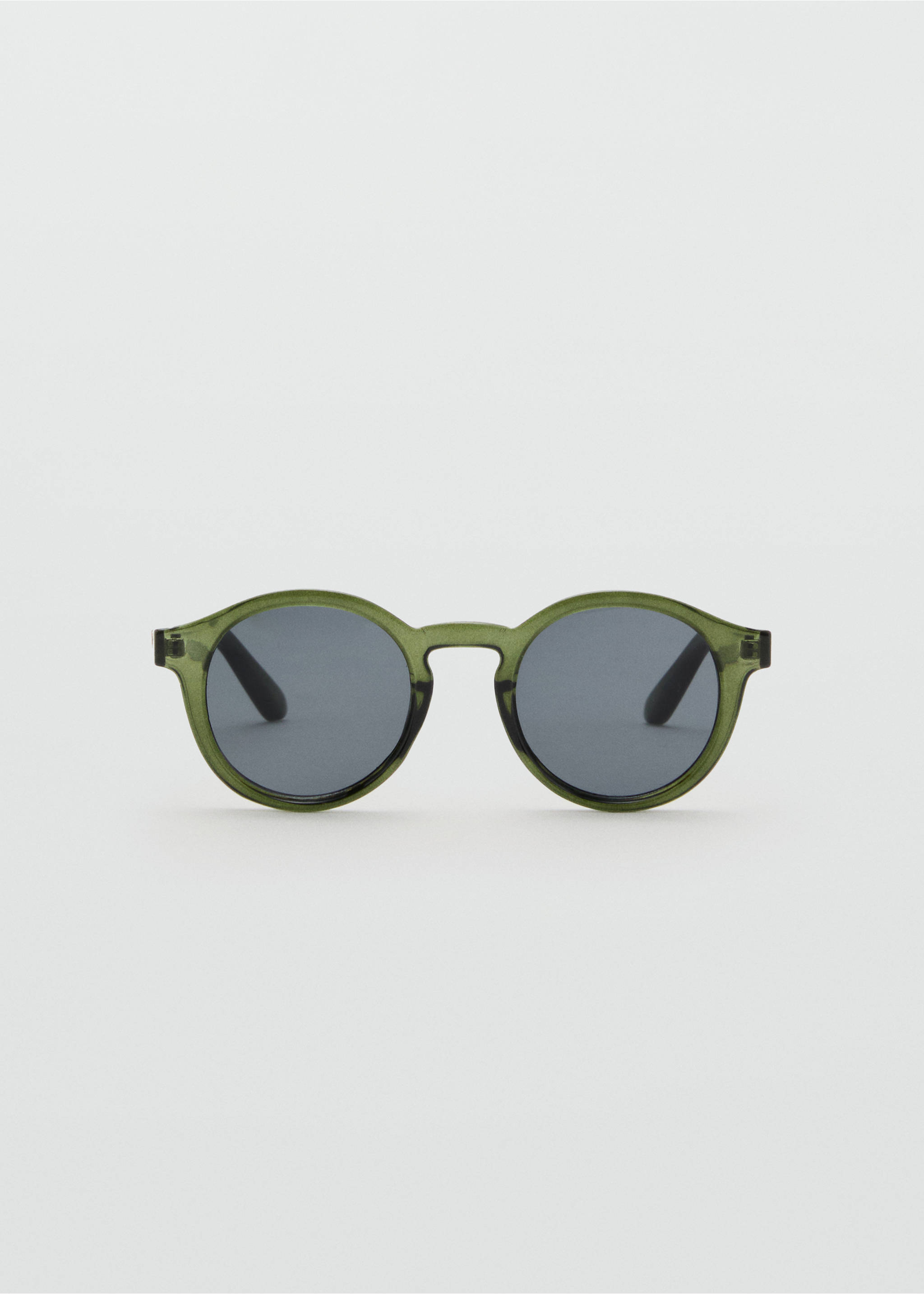 Semi-transparent frame sunglasses - Article without model, Khaki. Ref: 17091193-00.