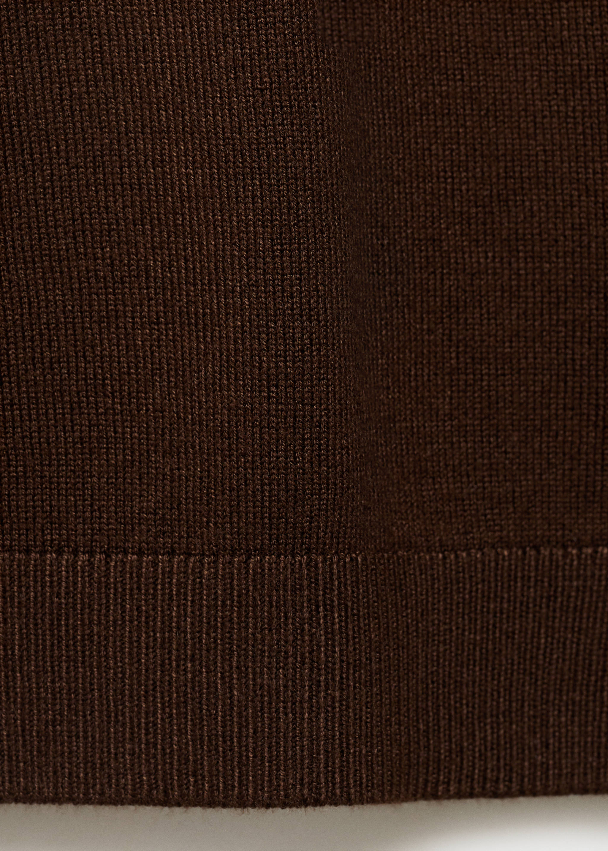 Short-sleeved fine-knit sweater - Details of the article 0