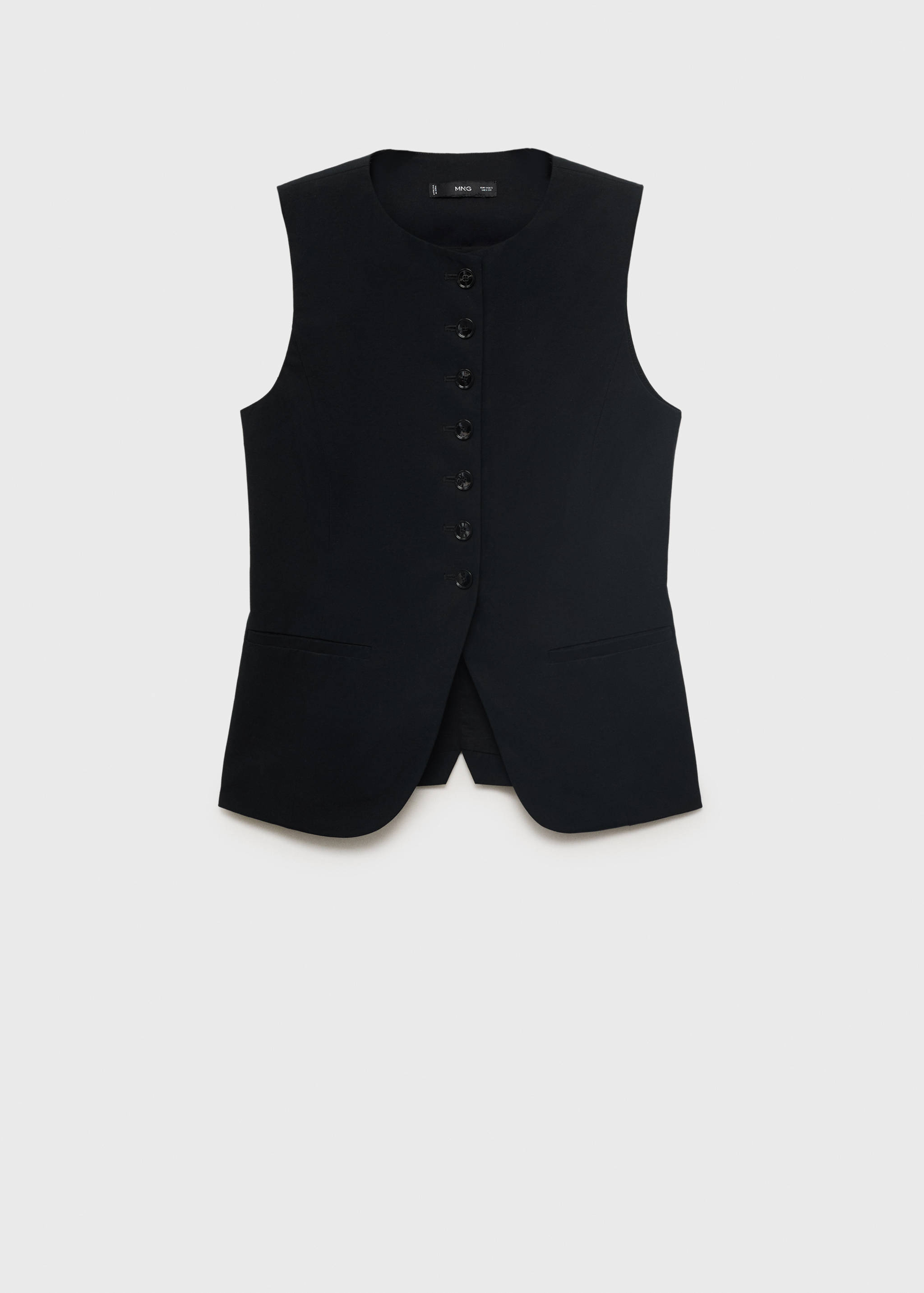 Suit waistcoat with buttons - Article without model