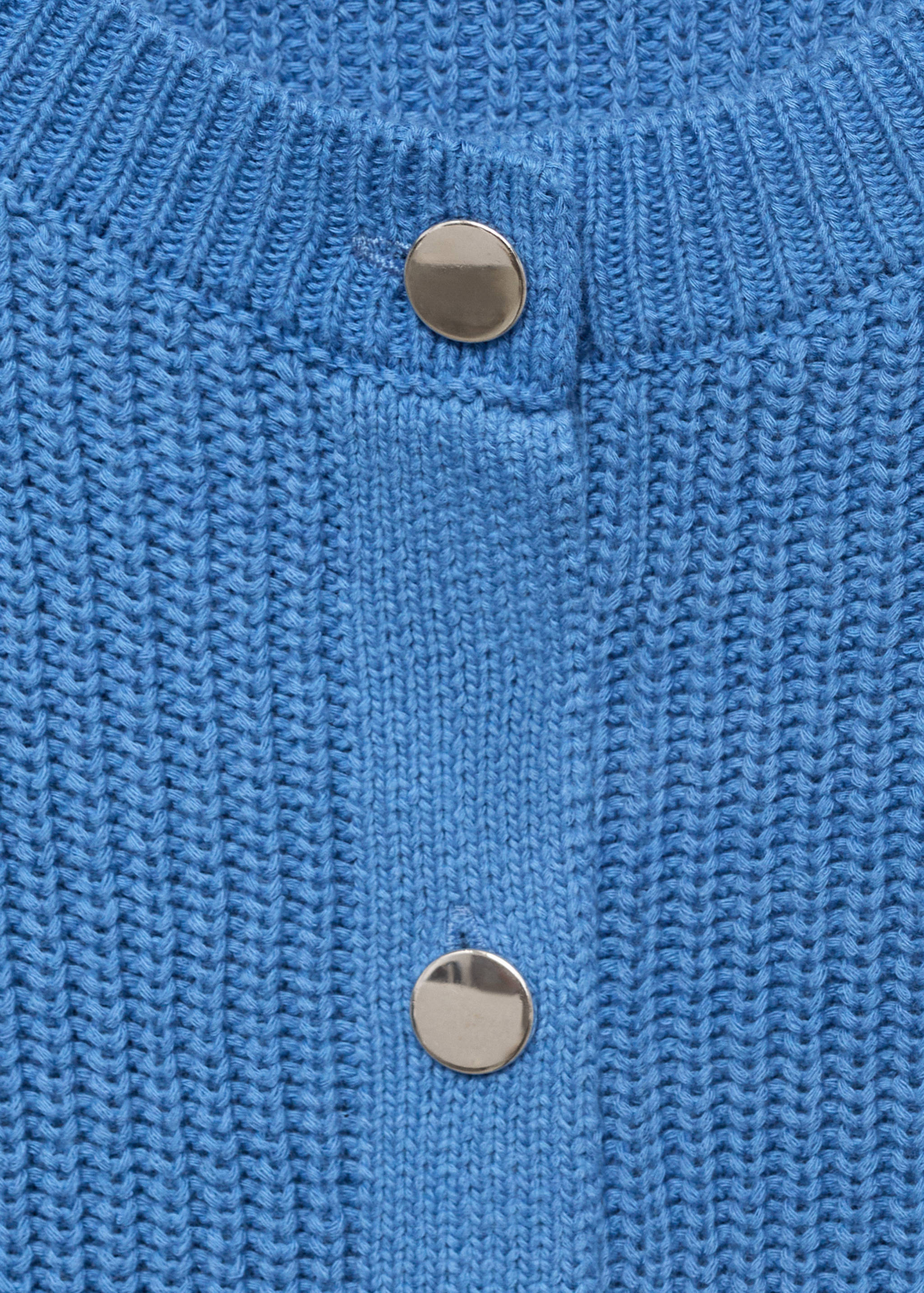 Short-sleeved knitted cardigan - Détail de l'article 8