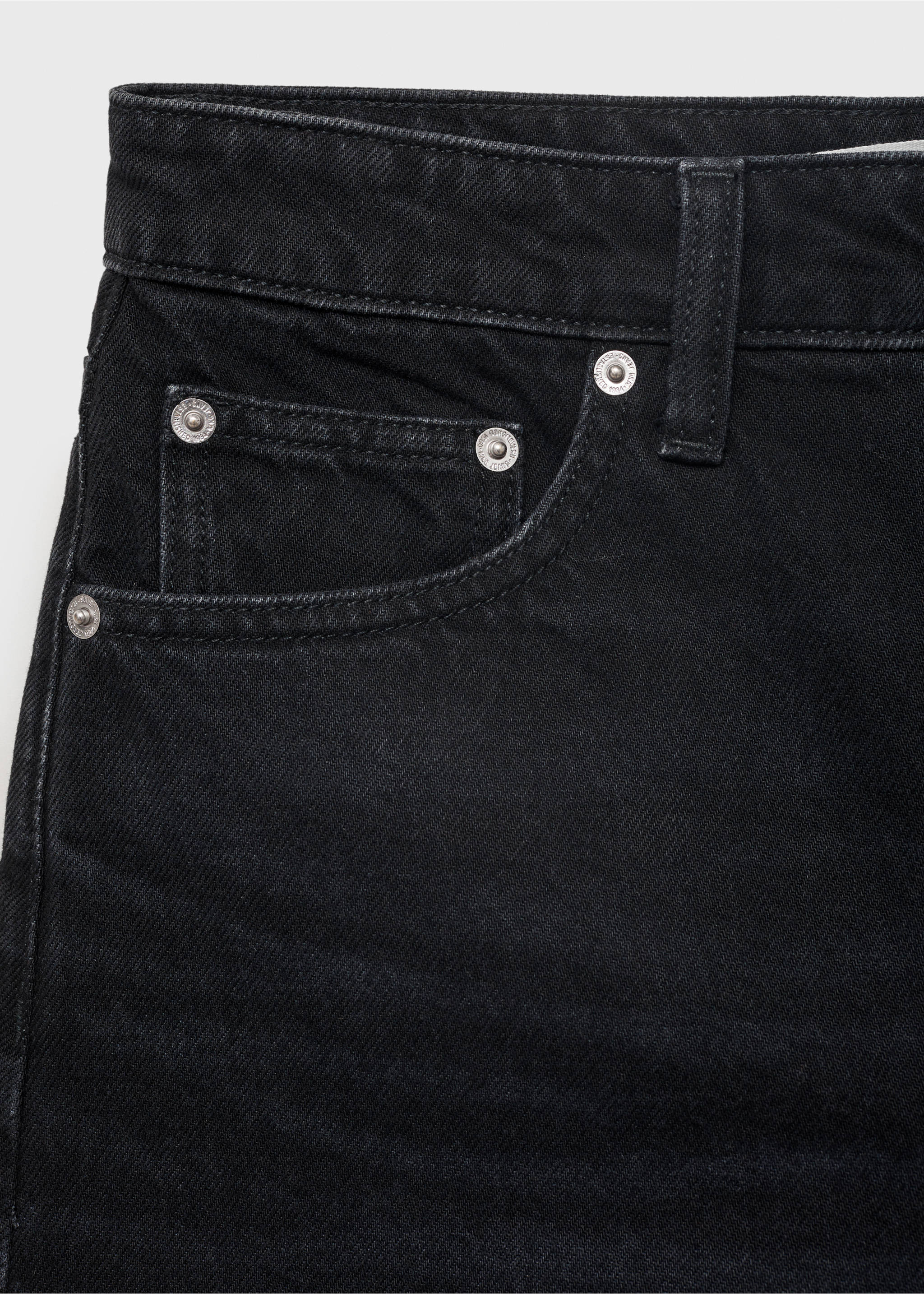 Denim shorts met gerafelde broekspijpen - Detail van het artikel 0, Open grijs. Ref: 17091207-00.