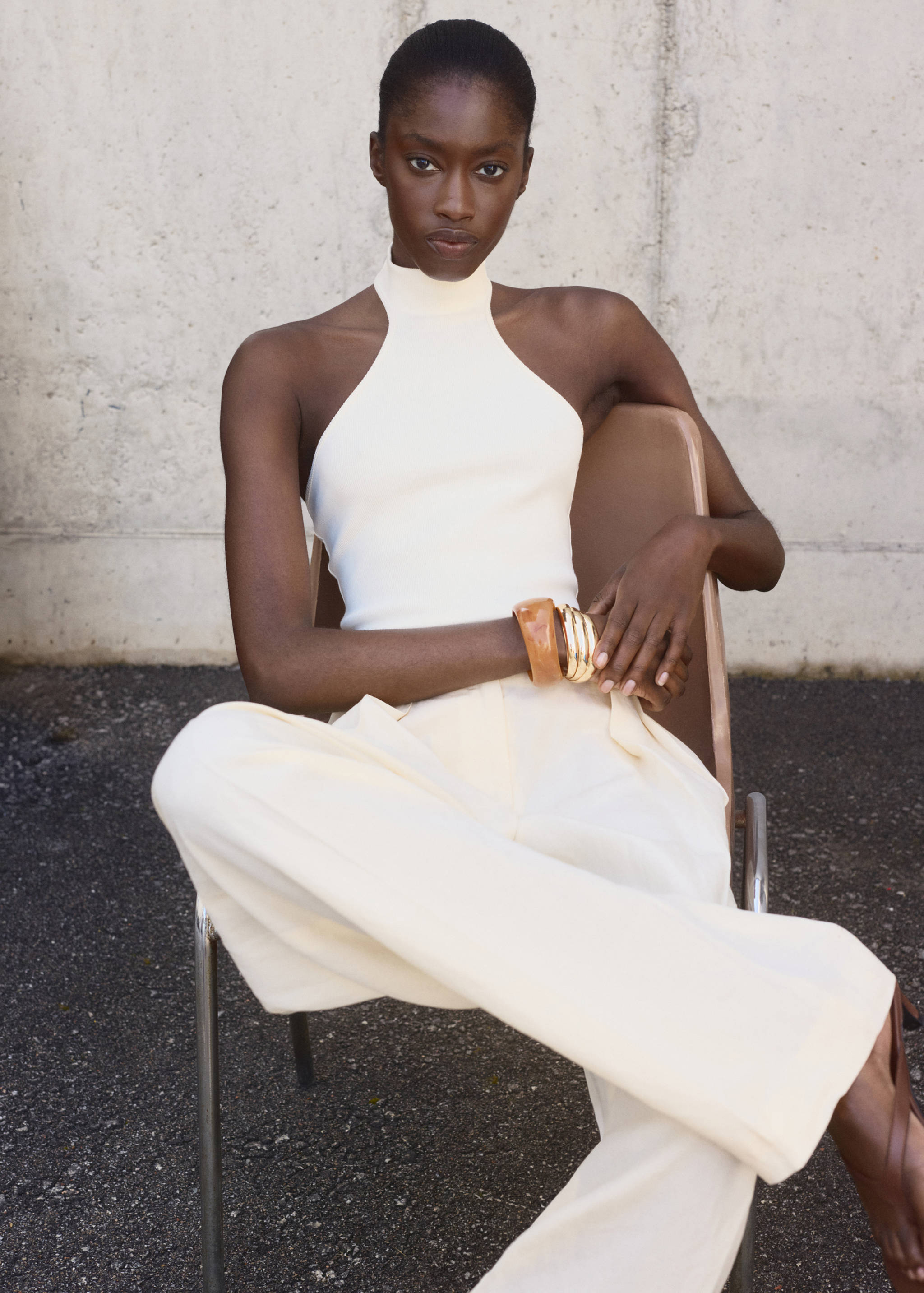 Knit halter top - Details of the article 3