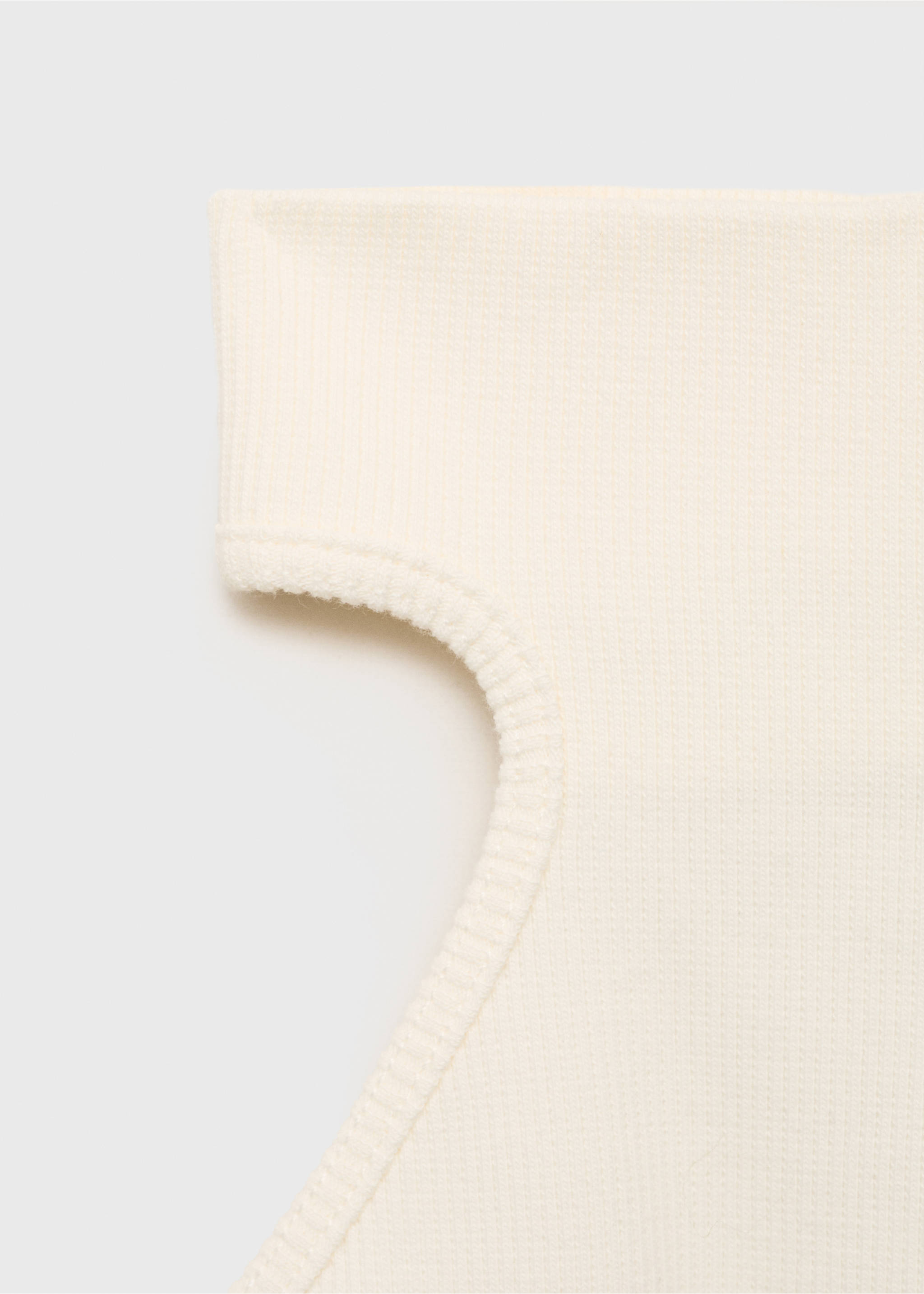 Knit halter top - Details of the article 8, Ecru. Ref: 17091211-00.