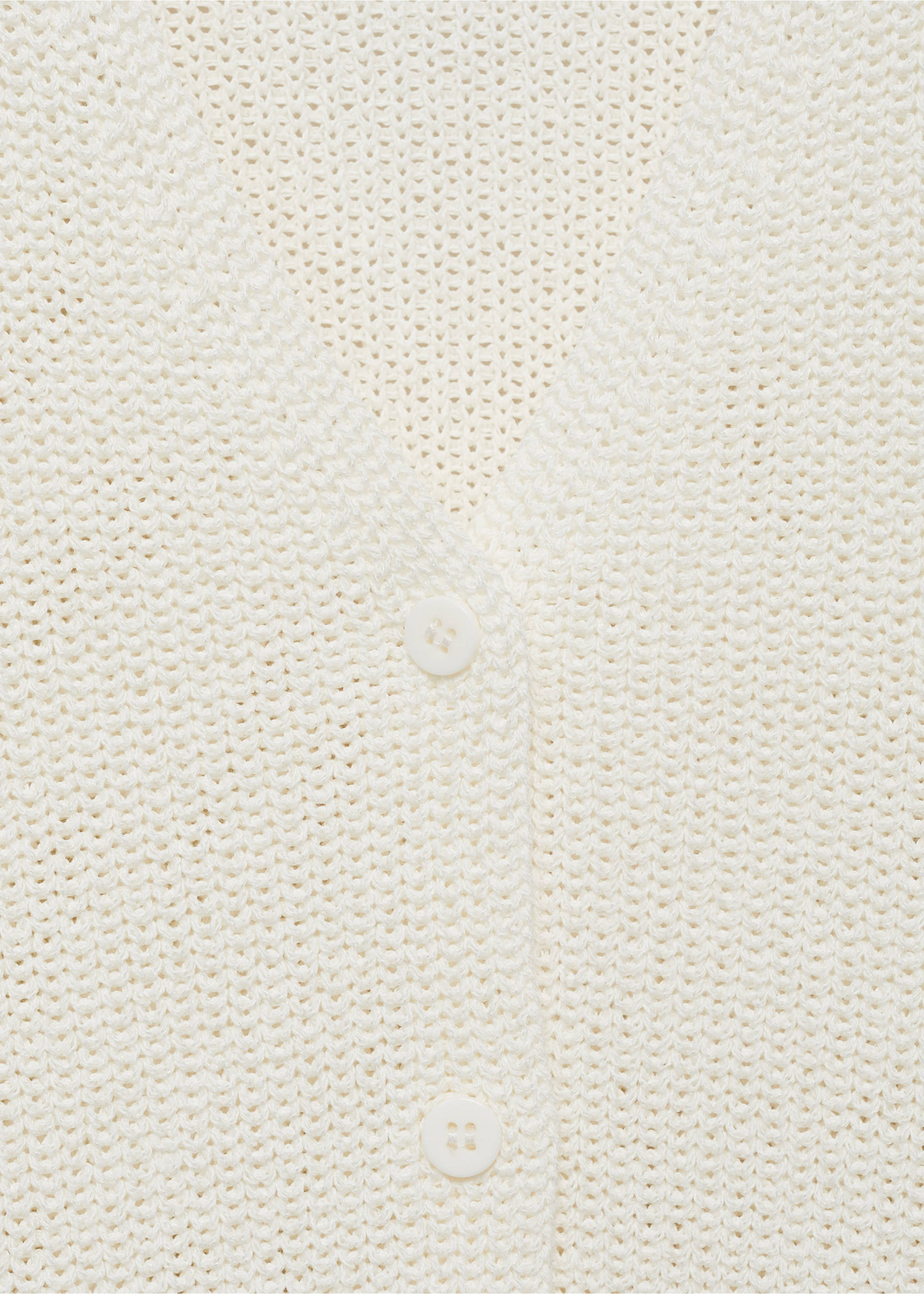 Ajour gilet - Detail van het artikel 8, Wit. Ref: 17091217-00.