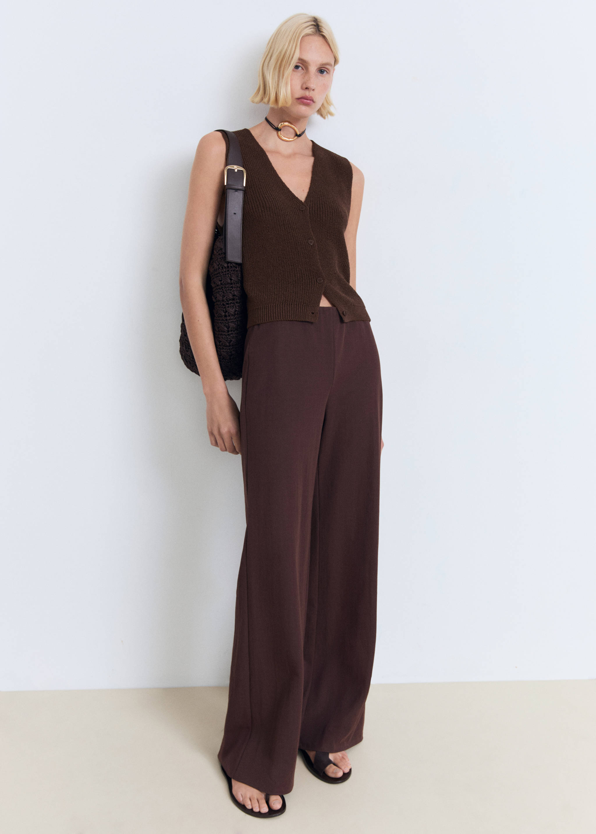 Gilet maglia traforato - Piano generale