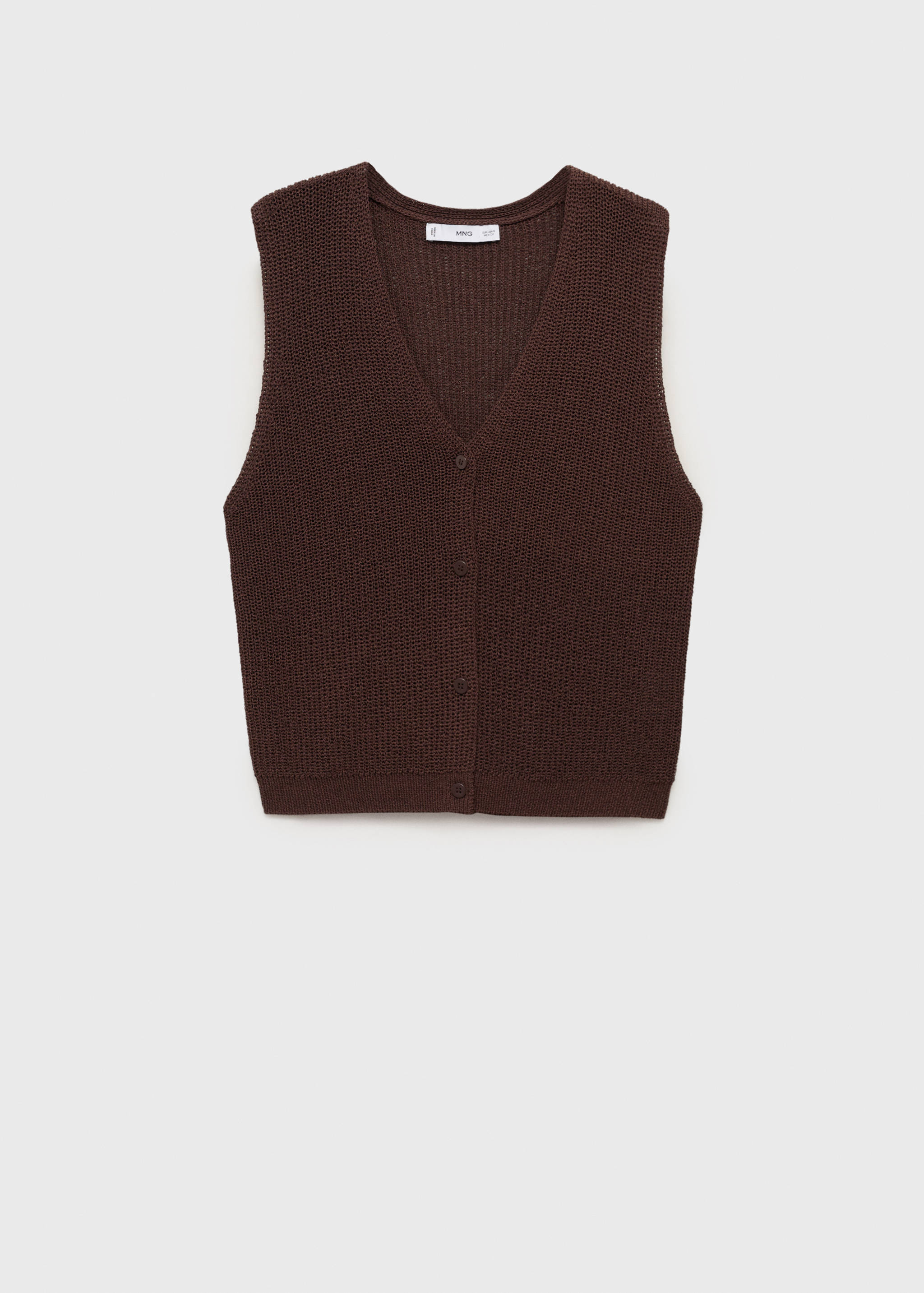 Gilet maille ajourée - Article sans modèle