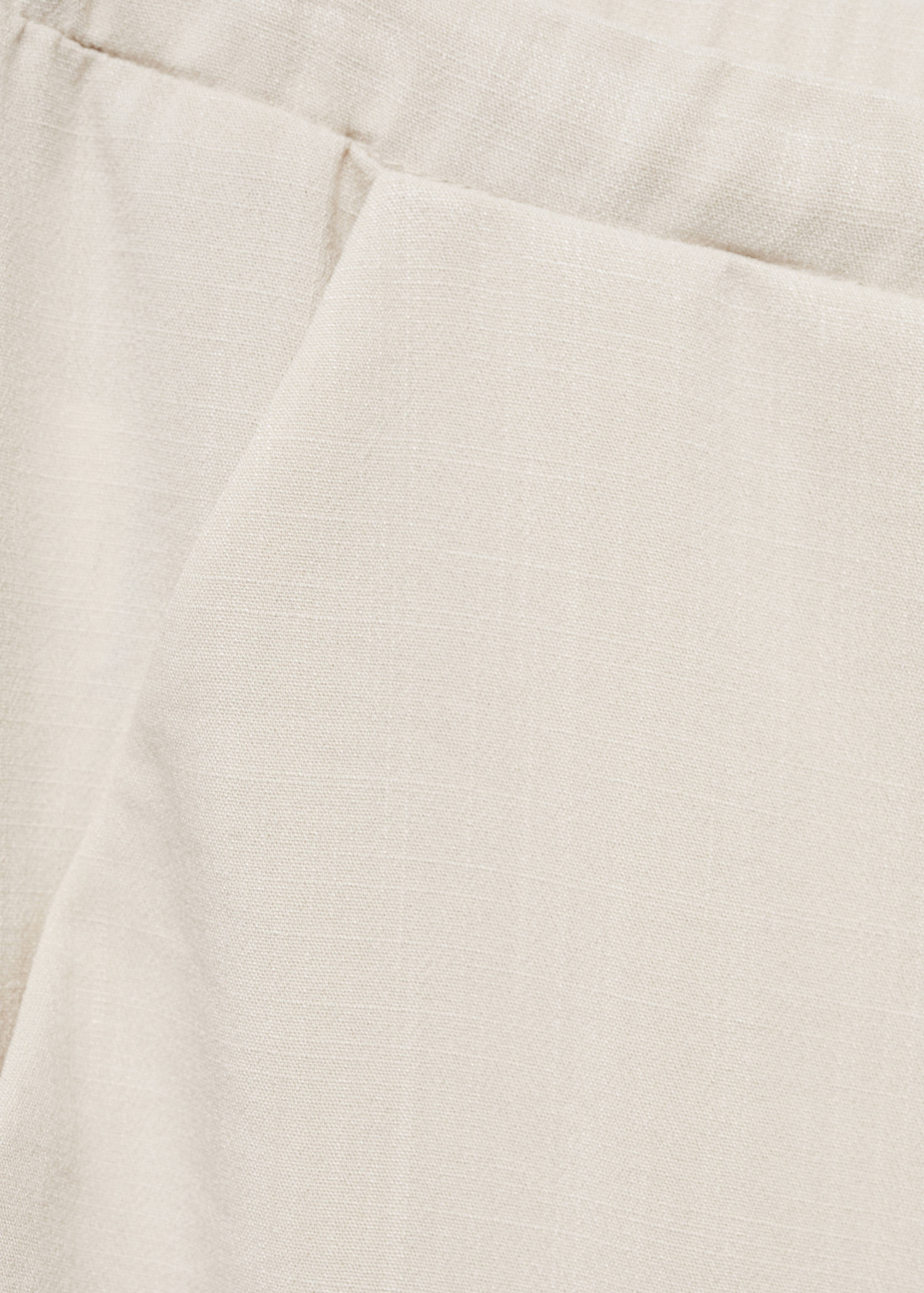 Drawstring straight trousers - Details of the article 0