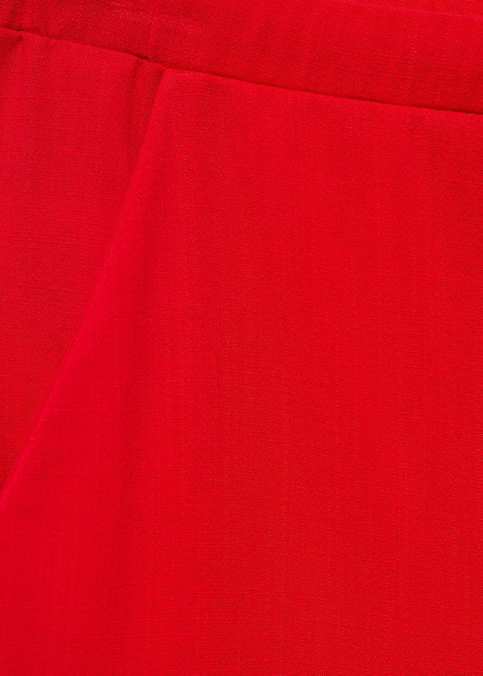 Drawstring straight trousers - Details of the article 0