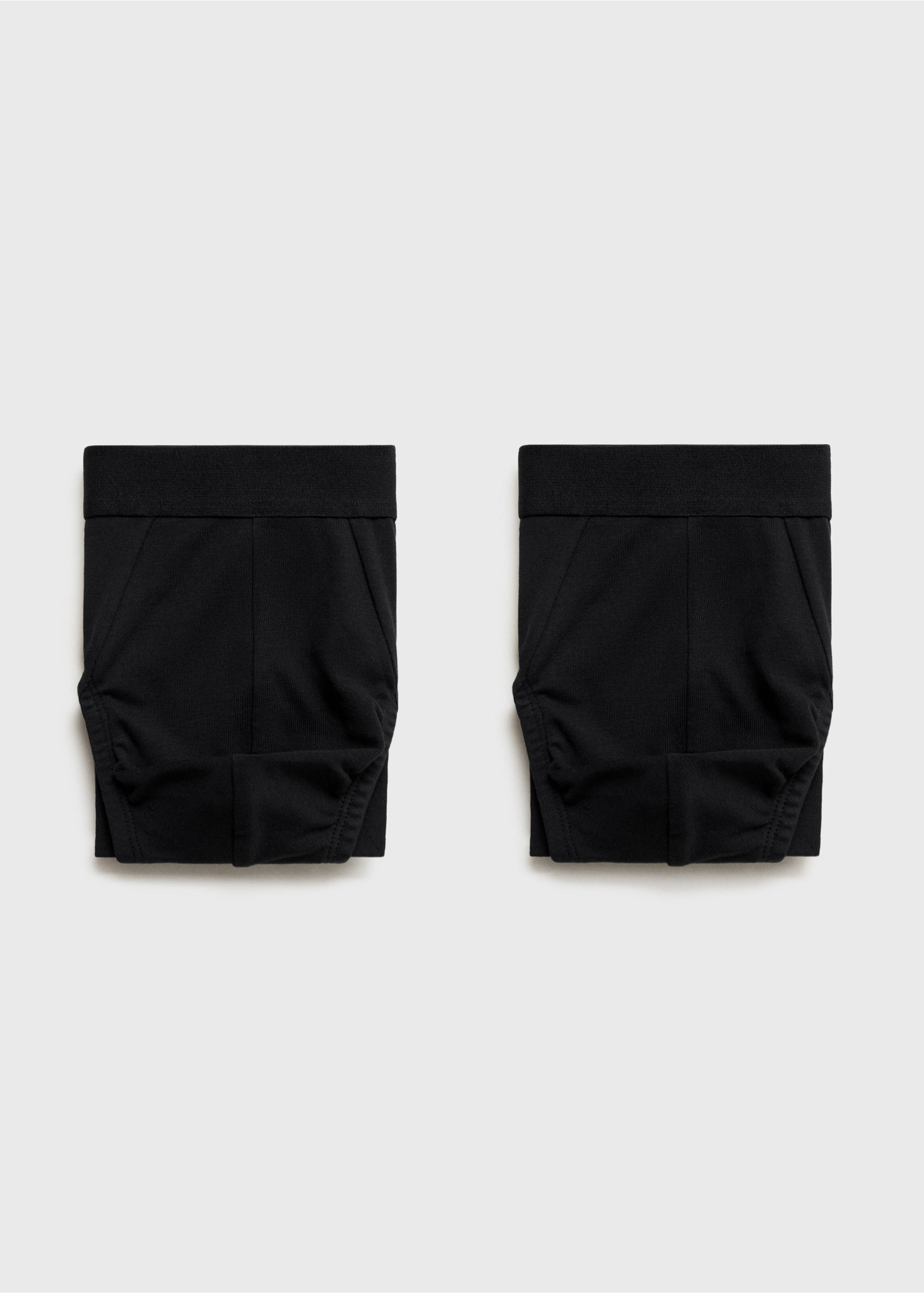 Pack 2 slips basiques - Article sans modèle, Noir. Ref: 17091220-00.