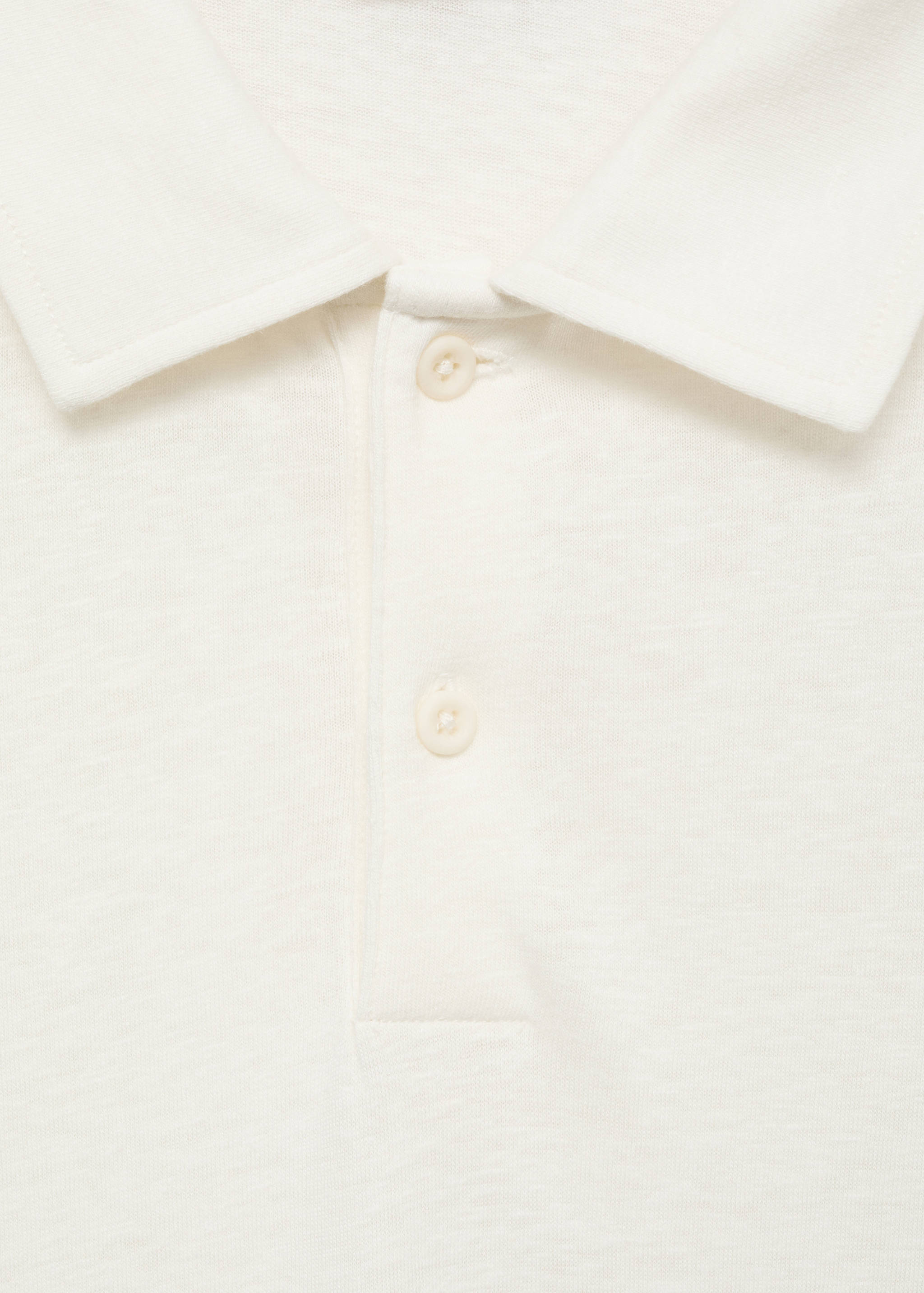 Linnen slim-fit poloshirt - Detail van het artikel 8