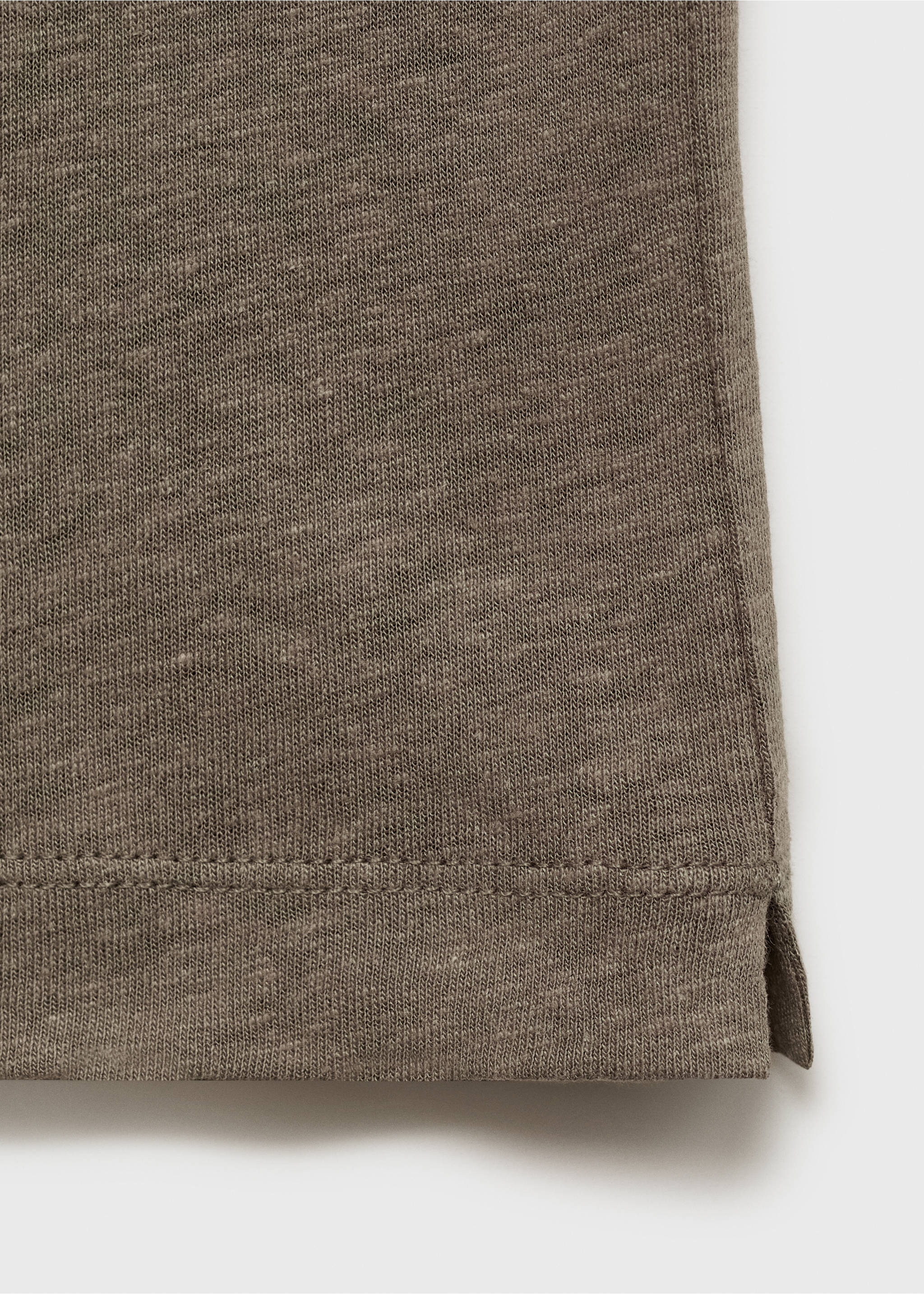 100% cotton storage basket 22x14cm - Details of the article 0, Chocolate. Ref: 17091226-00.