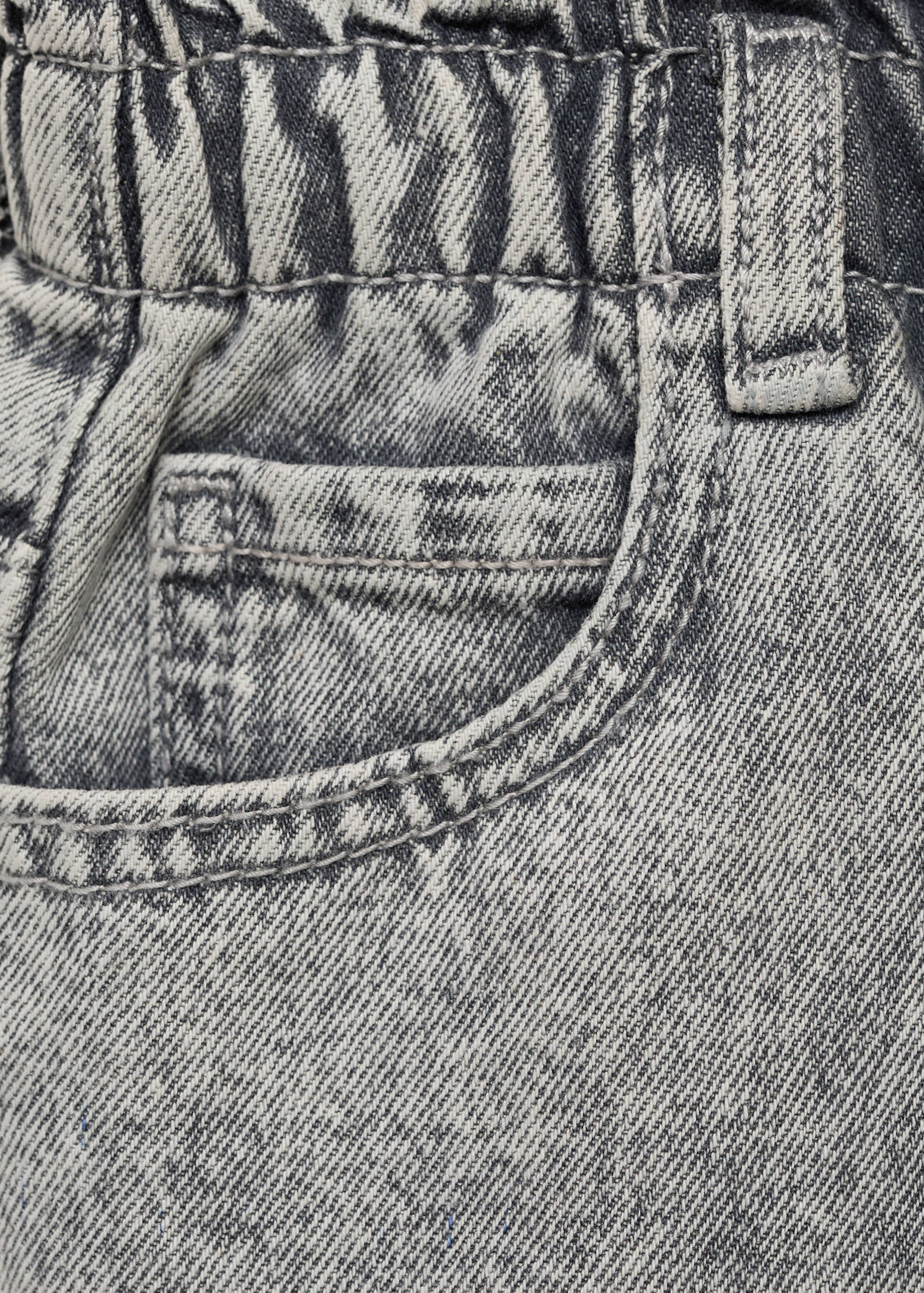 Denim paperbag skirt - Details of the article 0