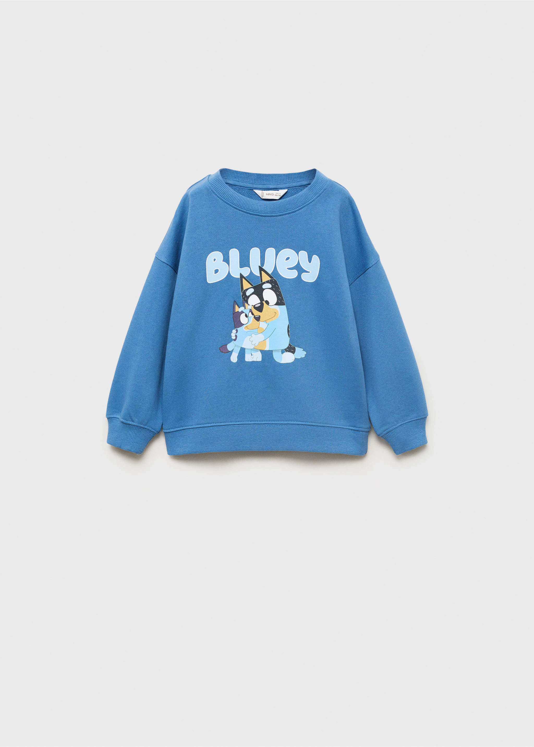 Sweat-shirt imprimé Bluey - Article sans modèle, Bleu électrique. Ref: 17091231-00.