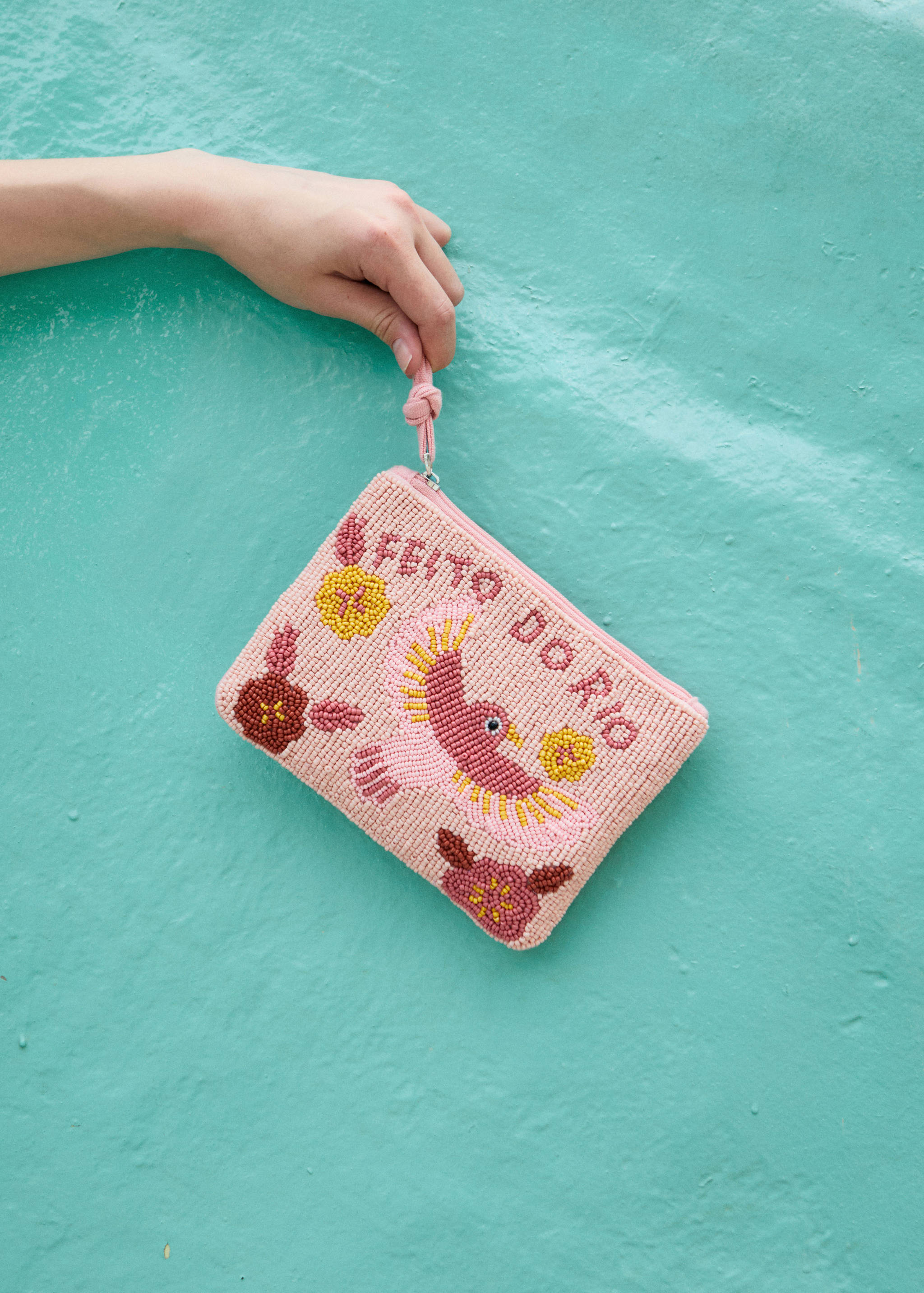 Toiletery bag with bead design - Details of the article 5