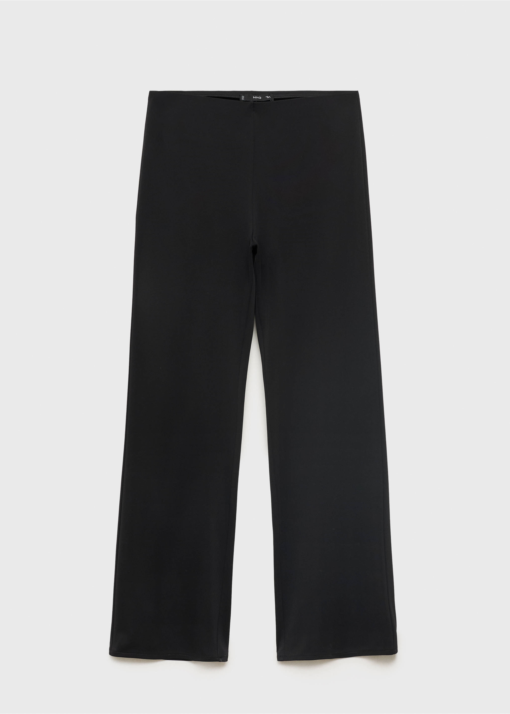 Straight mid-rise trousers - Article without model, Black. Ref: 17091234-00.