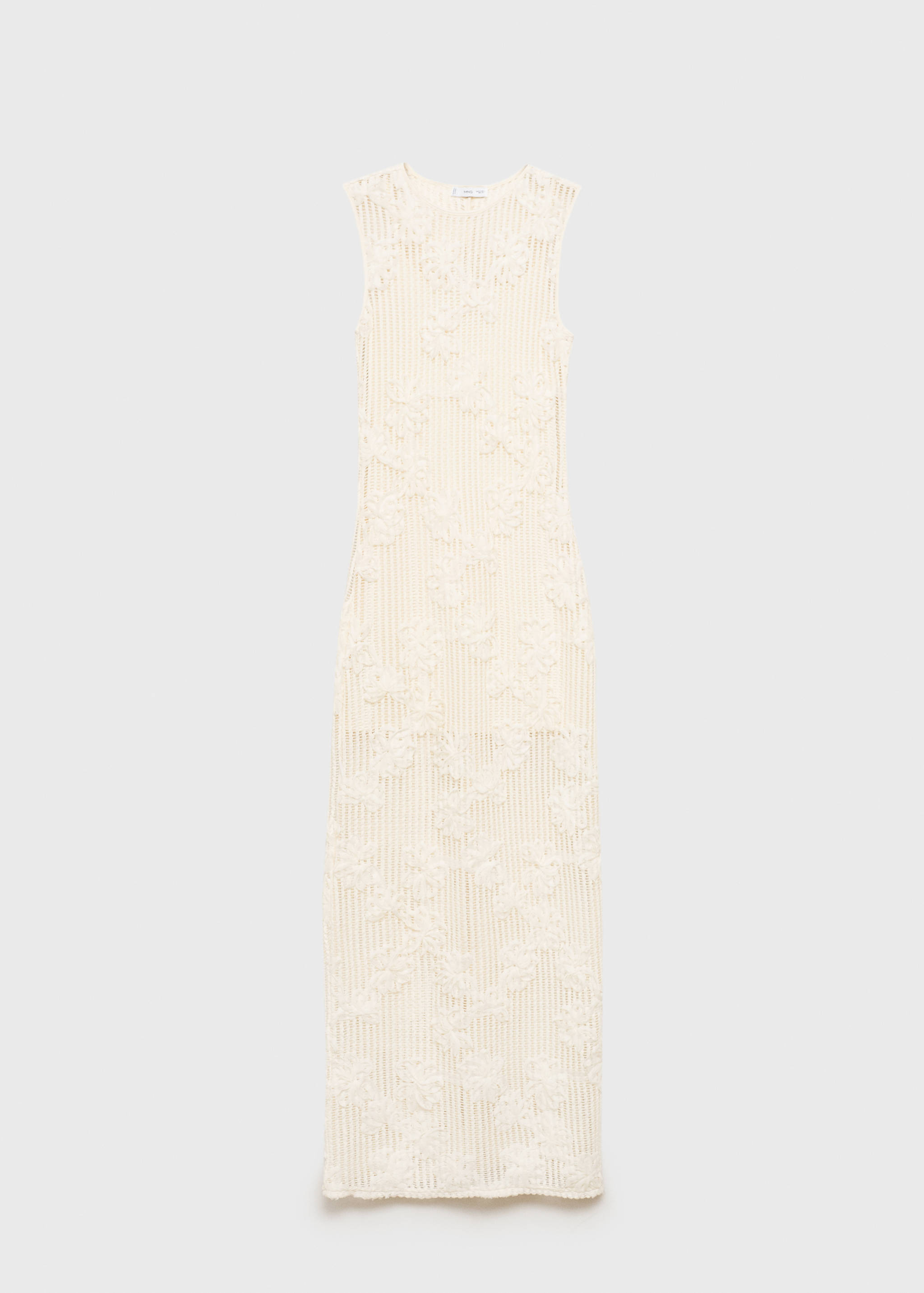 Häkelkleid mit Blumenapplikationen - Artikel ohne Model