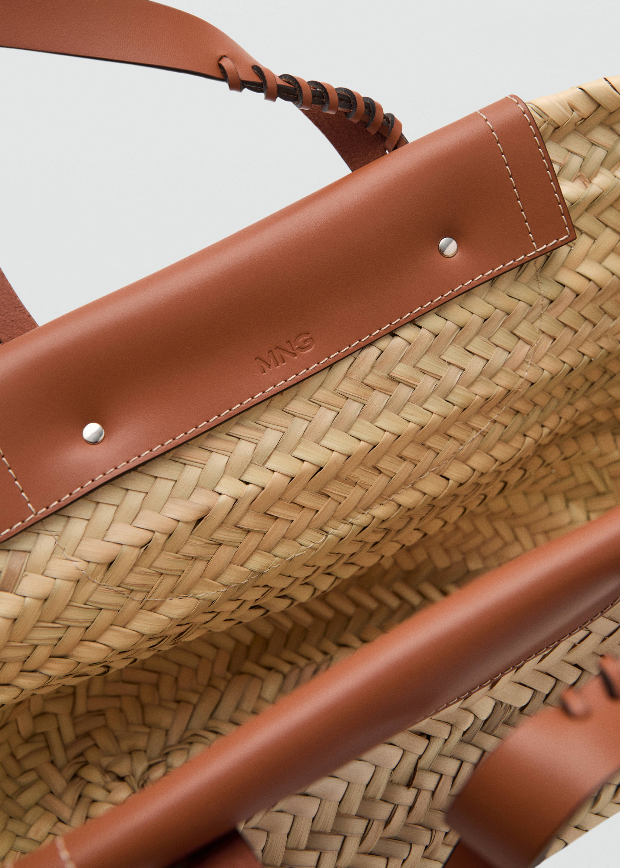 Middelgrote shopper van natuurvezel - Detail van het artikel 2