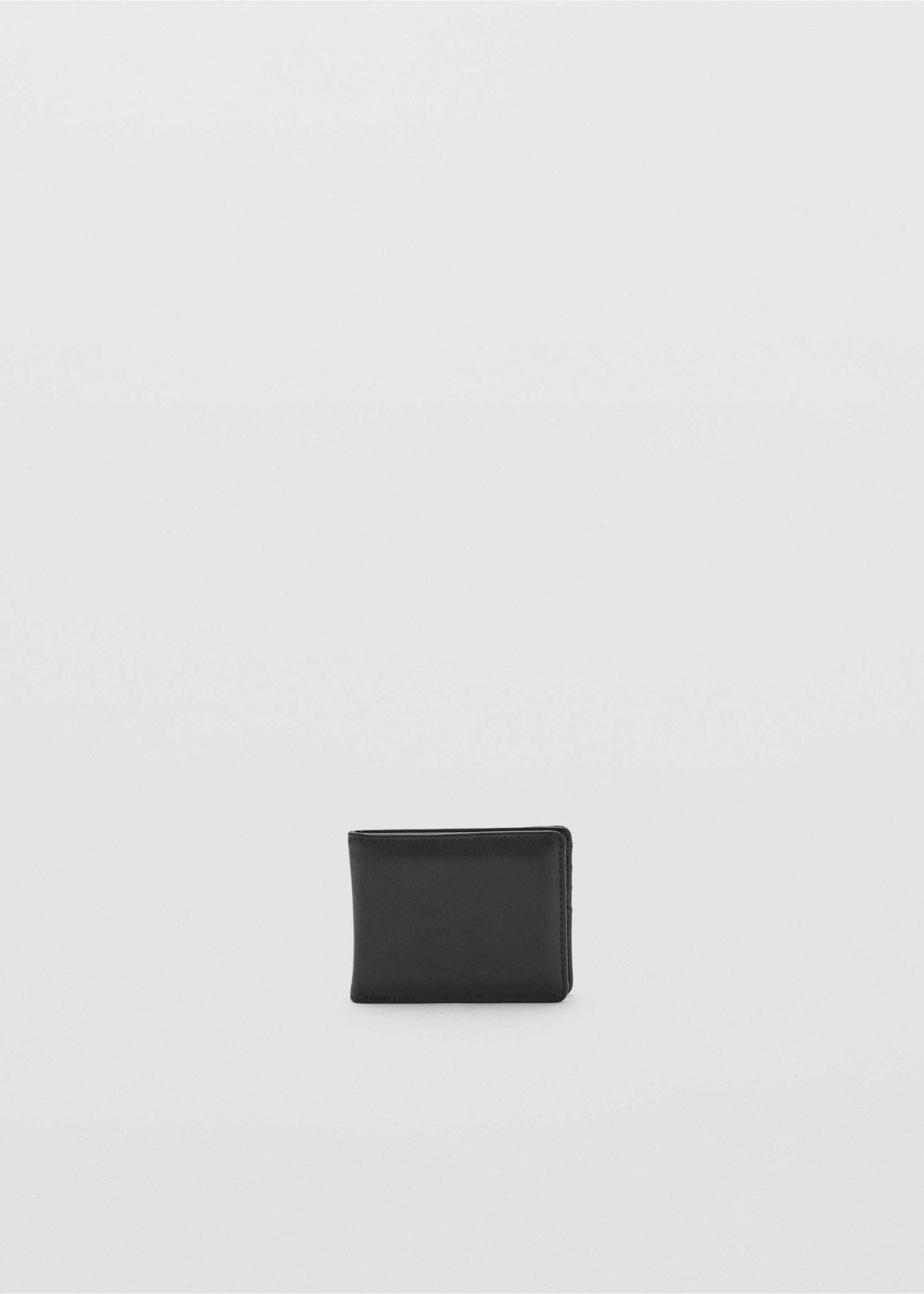 Anti-contactless card holder wallet - Article without model, Black. Ref: 17091240-00.