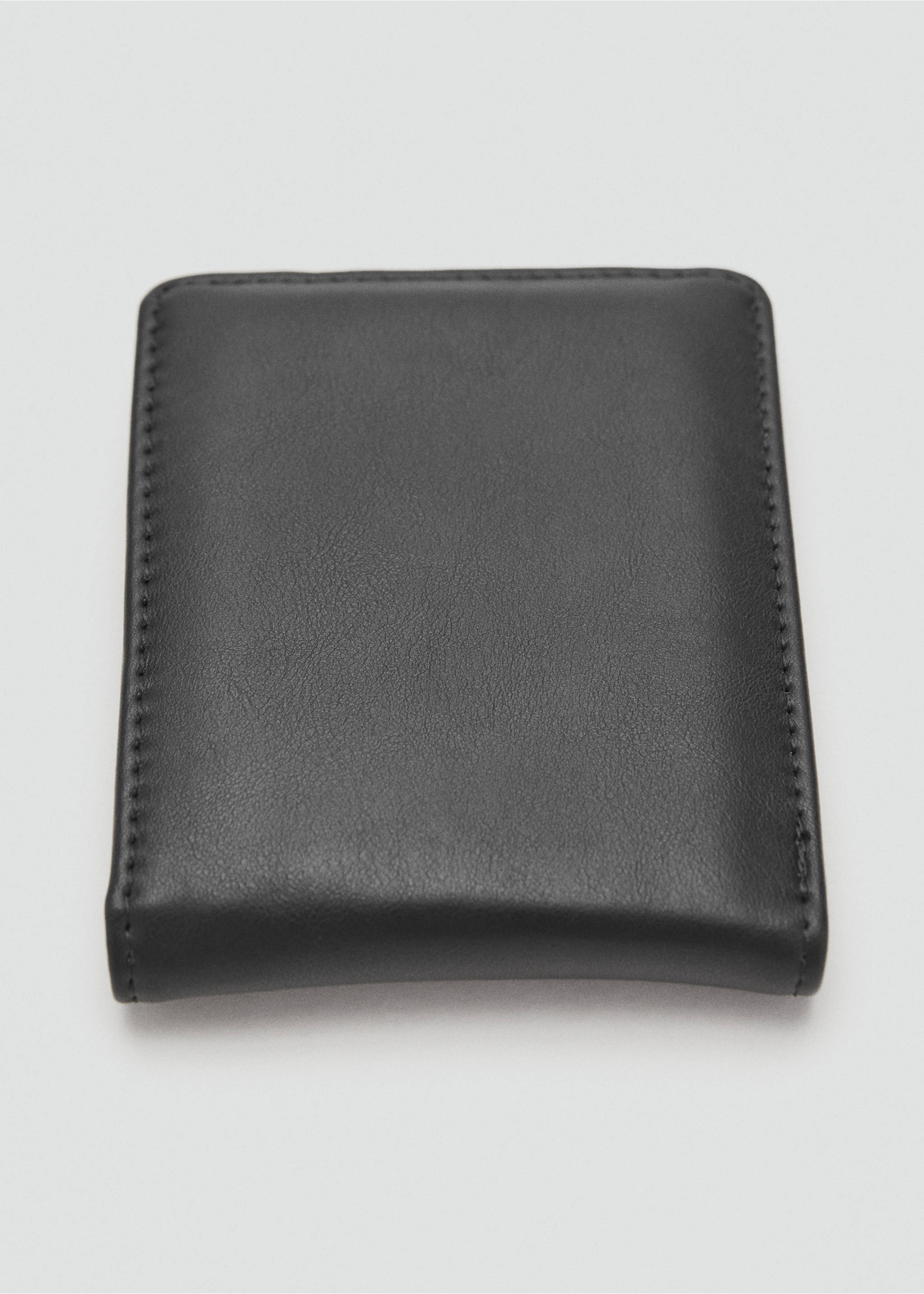 Anti-contactless card holder wallet - Details of the article 1, Black. Ref: 17091240-00.