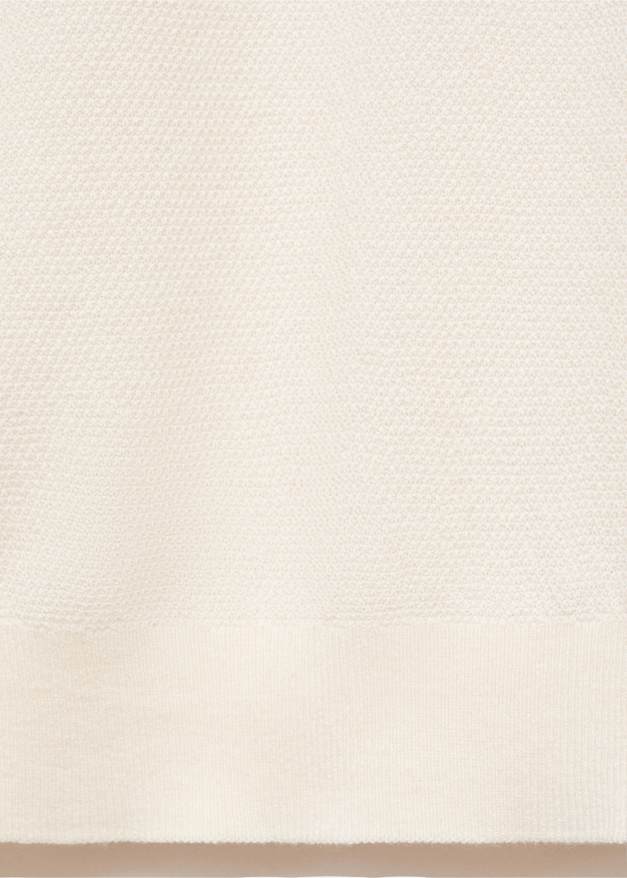 Fine-knit sweater - Details of the article 0, Ivory White. Ref: 17091244-00.