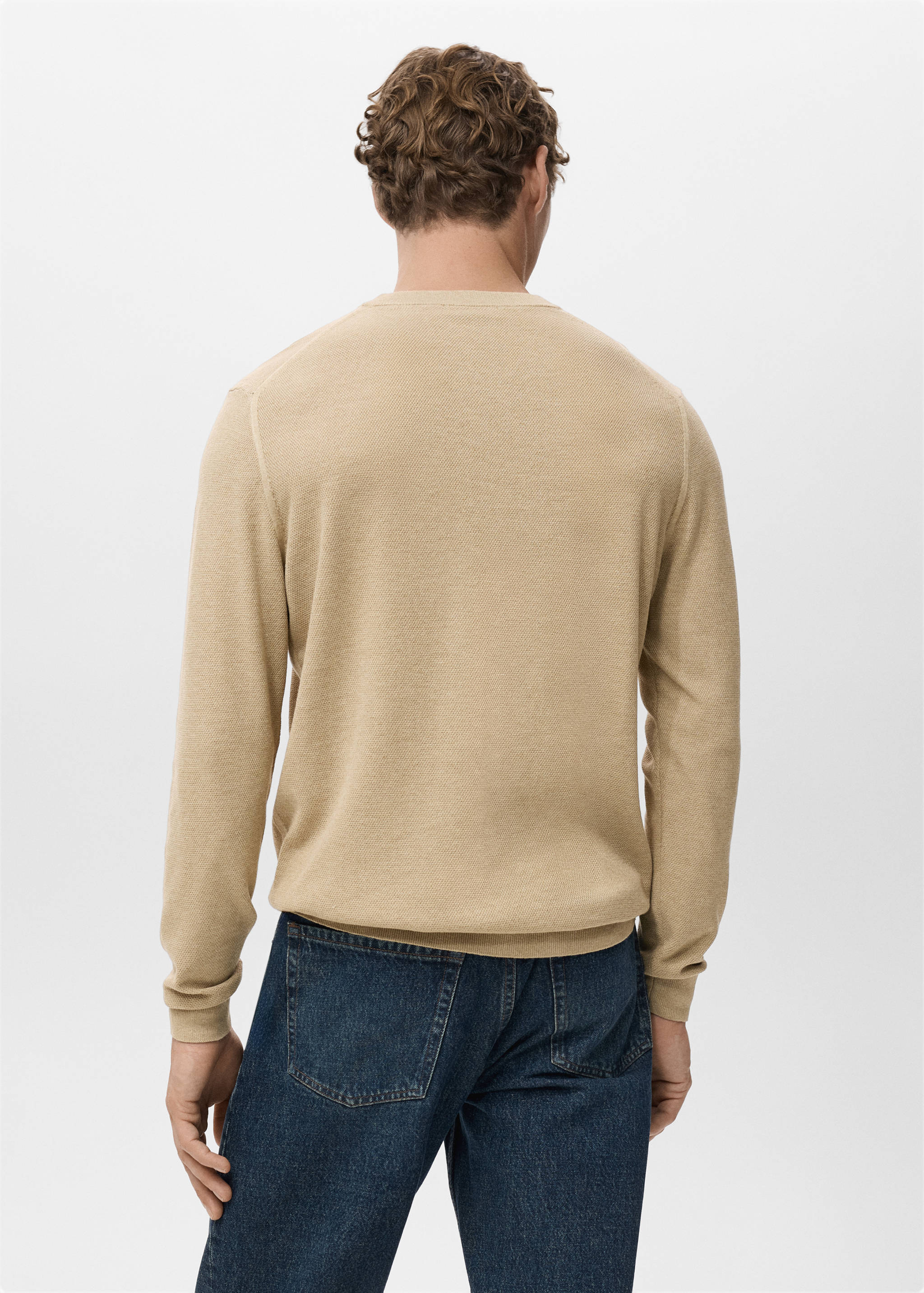 Fine-knit sweater - Reverse of the article