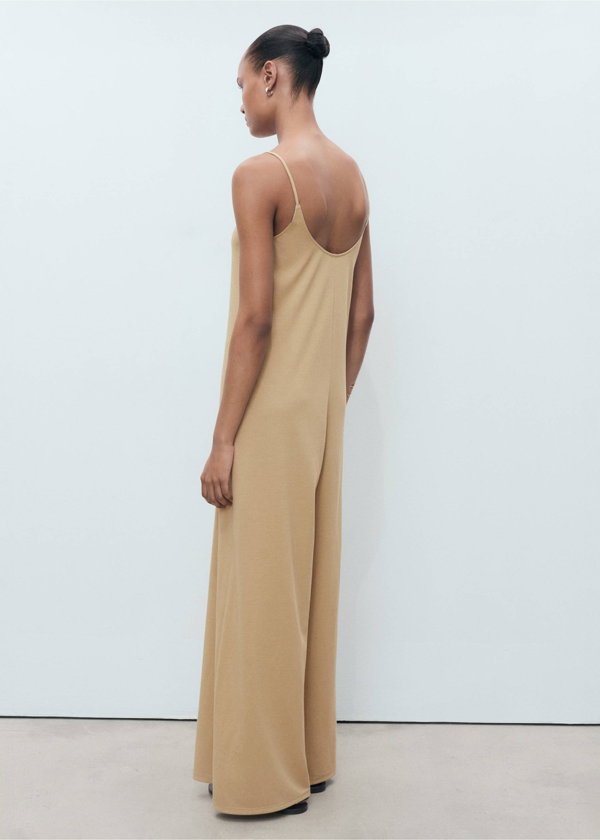 Shift long jumpsuit - Reverse of the article, Medium Brown. Ref: 17091246-00.