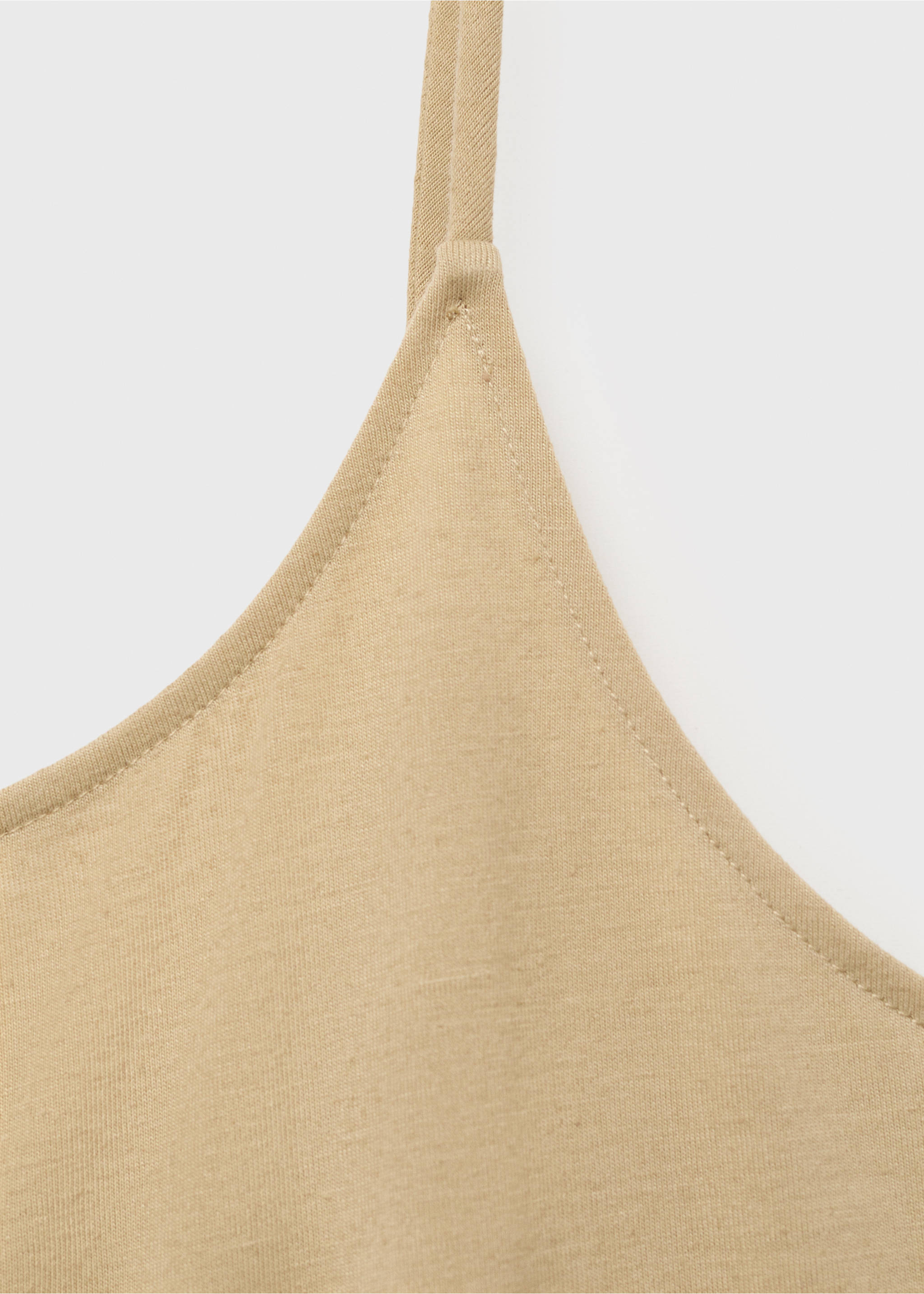 Shift long jumpsuit - Details of the article 8, Medium Brown. Ref: 17091246-00.