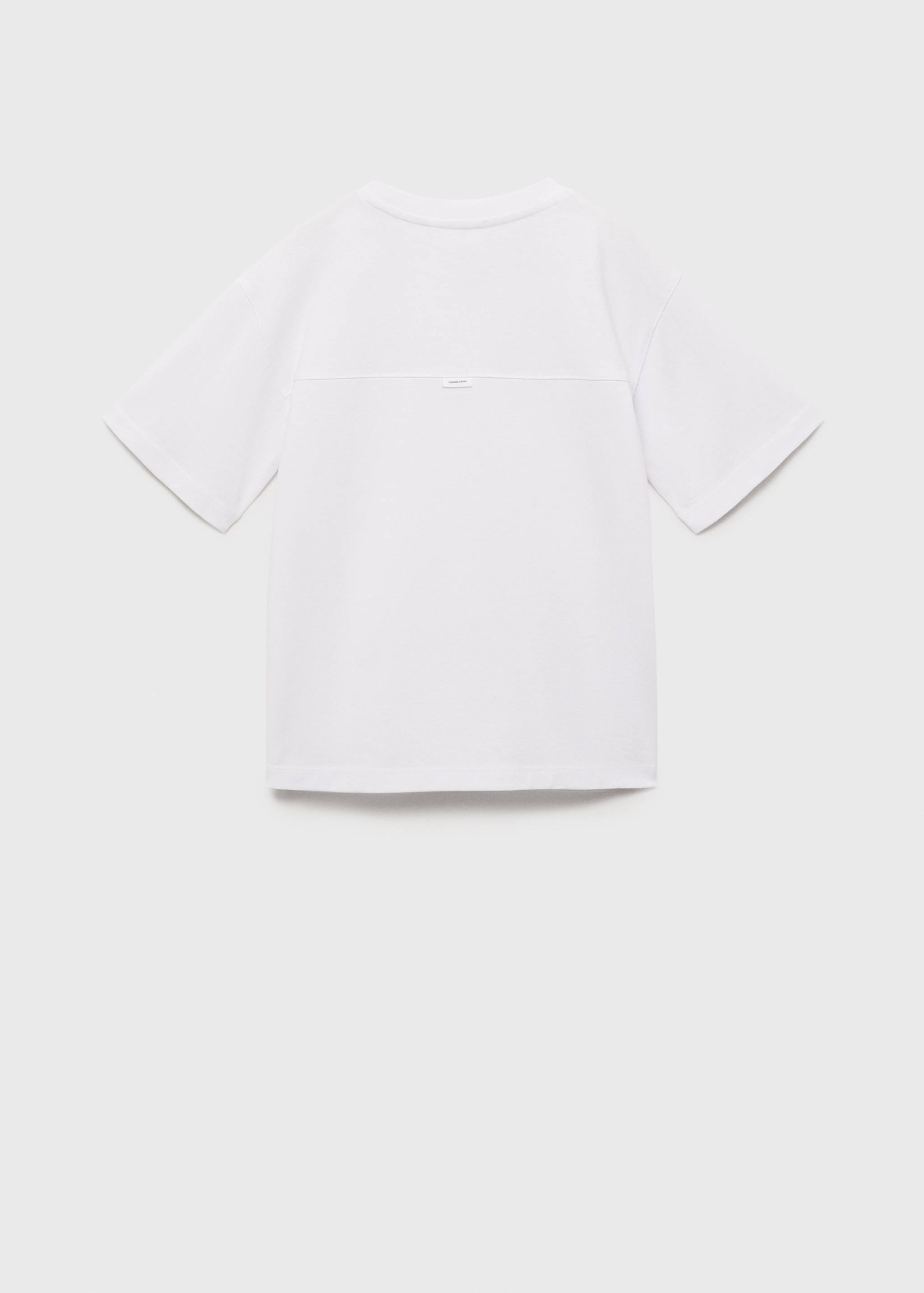 Seam detail T-shirt - Reverse of the article
