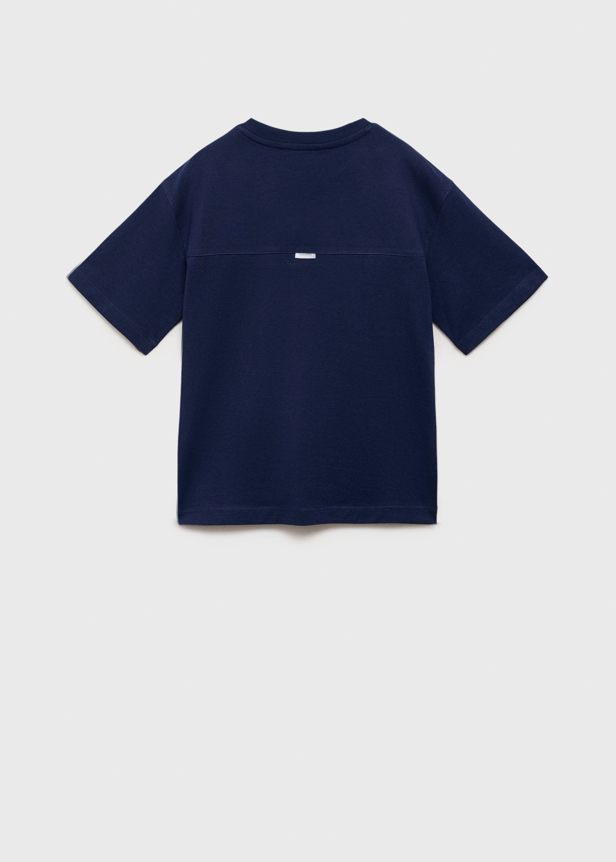Seam detail T-shirt - Reverse of the article