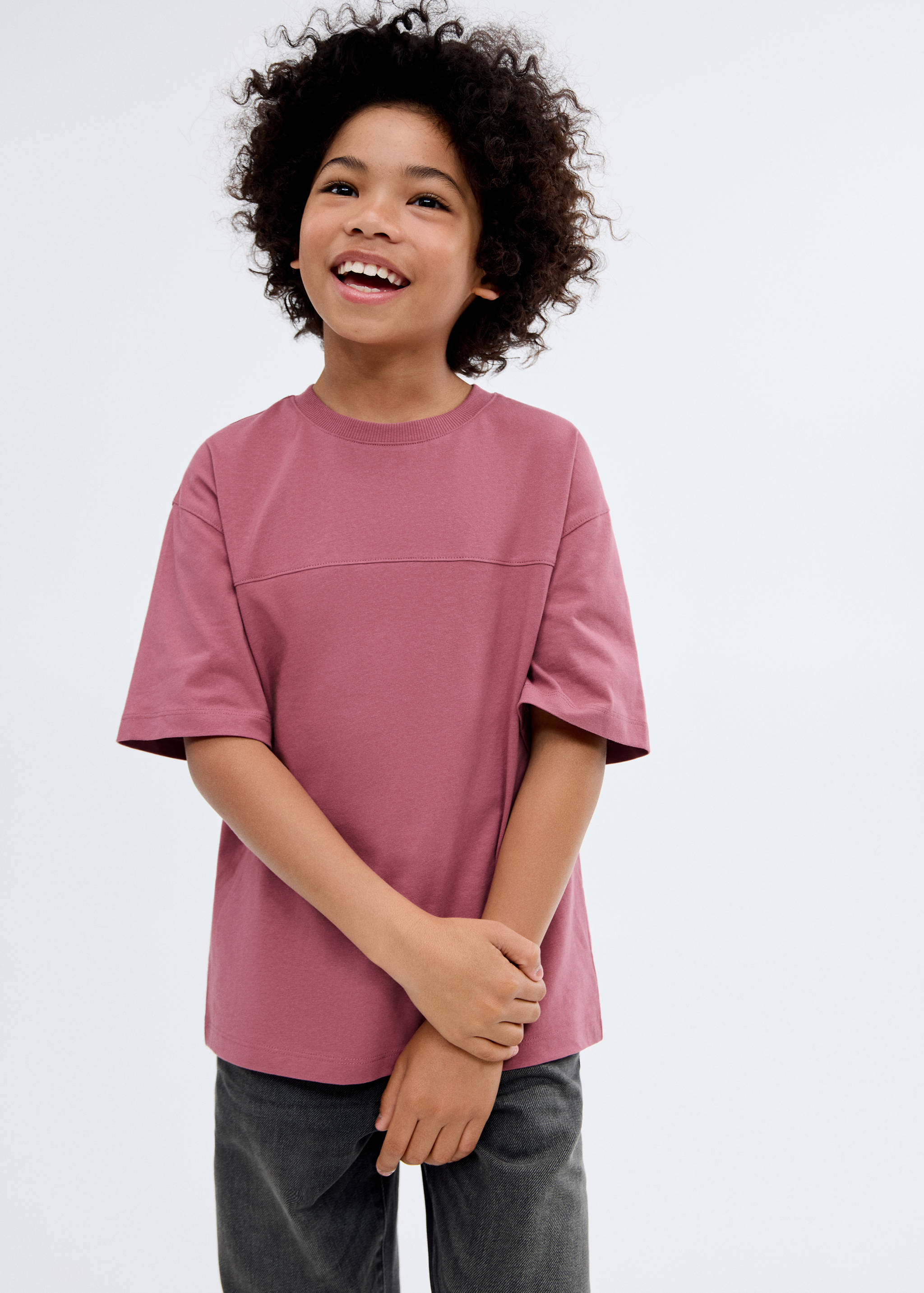 Camiseta detalle costura - Plano medio